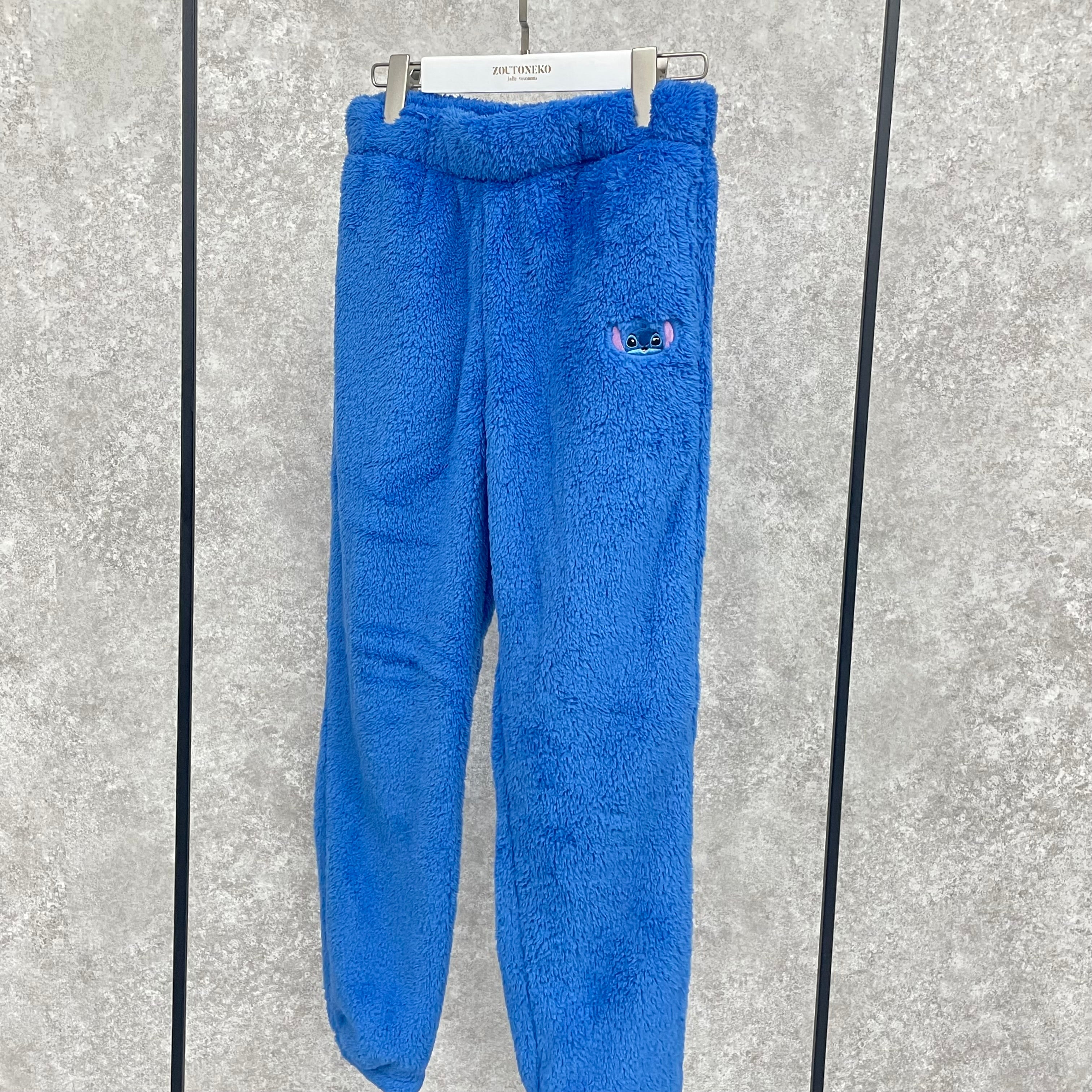 もこもこルームウェアパンツ  -スティッチ-　Mサイズ　※5/9~15より順次発送予定