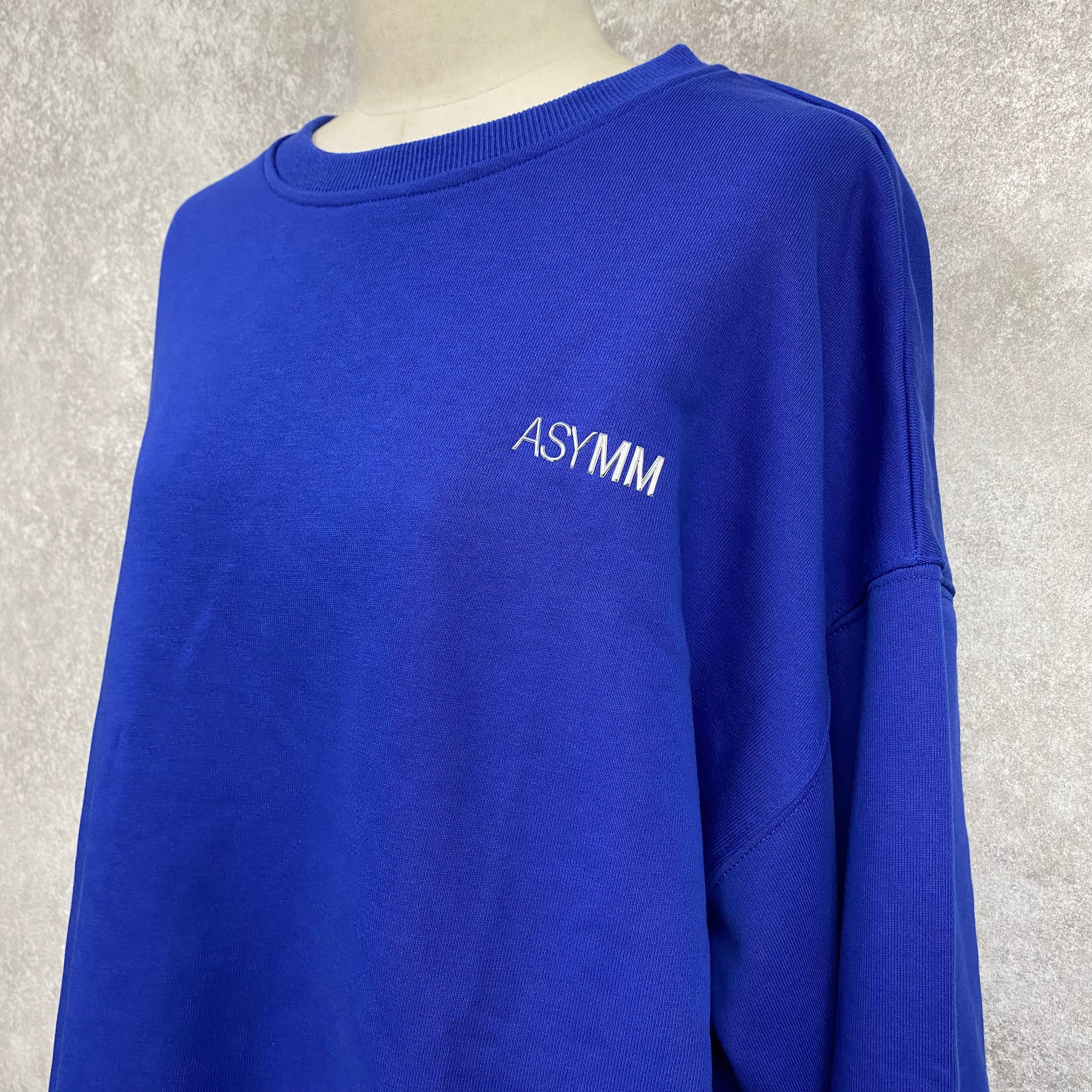 【ASYMM】アイコンスウェット POP-UP限定カラー -ロイヤルブルー-　※予約販売/11月中旬頃より順次配送