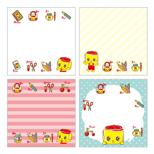 【フエキ】フエキくんスクエアメモ　ファンシー　※11/19〜25より順次発送