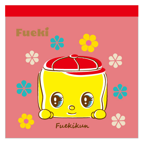 【フエキ】フエキくんスクエアメモ　フラワー　※11/19〜25より順次発送