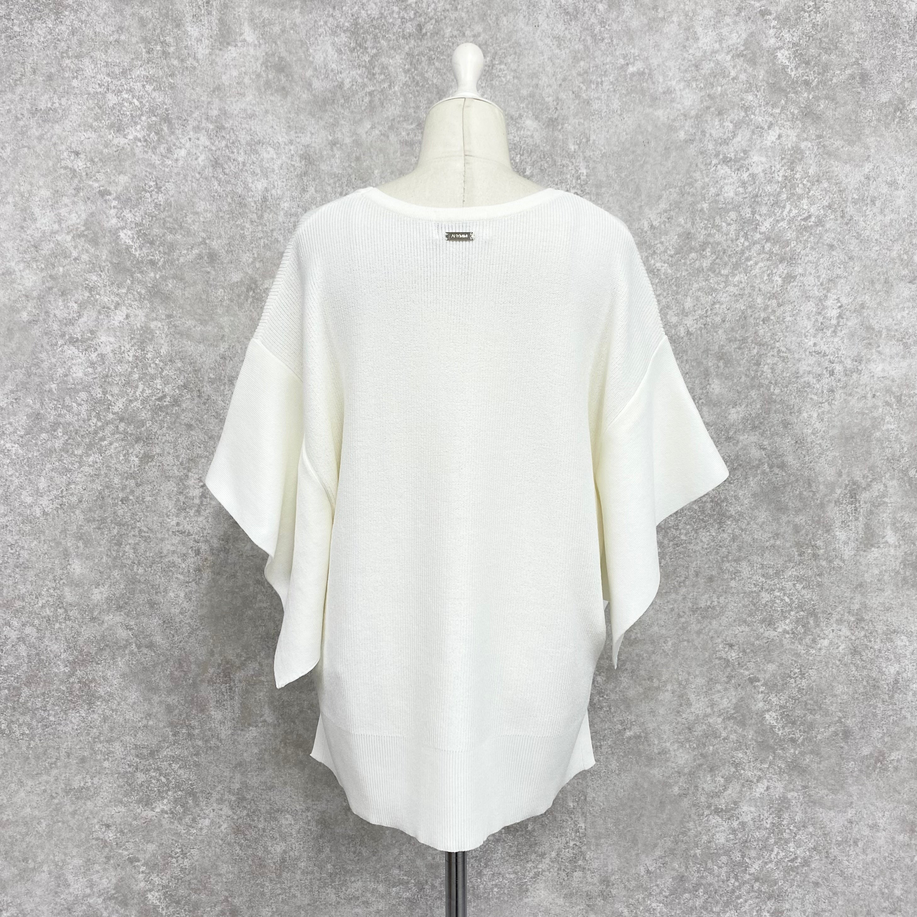 【ASYMM】Slow Knit -white- ※8/6-12迄に順次発送予定