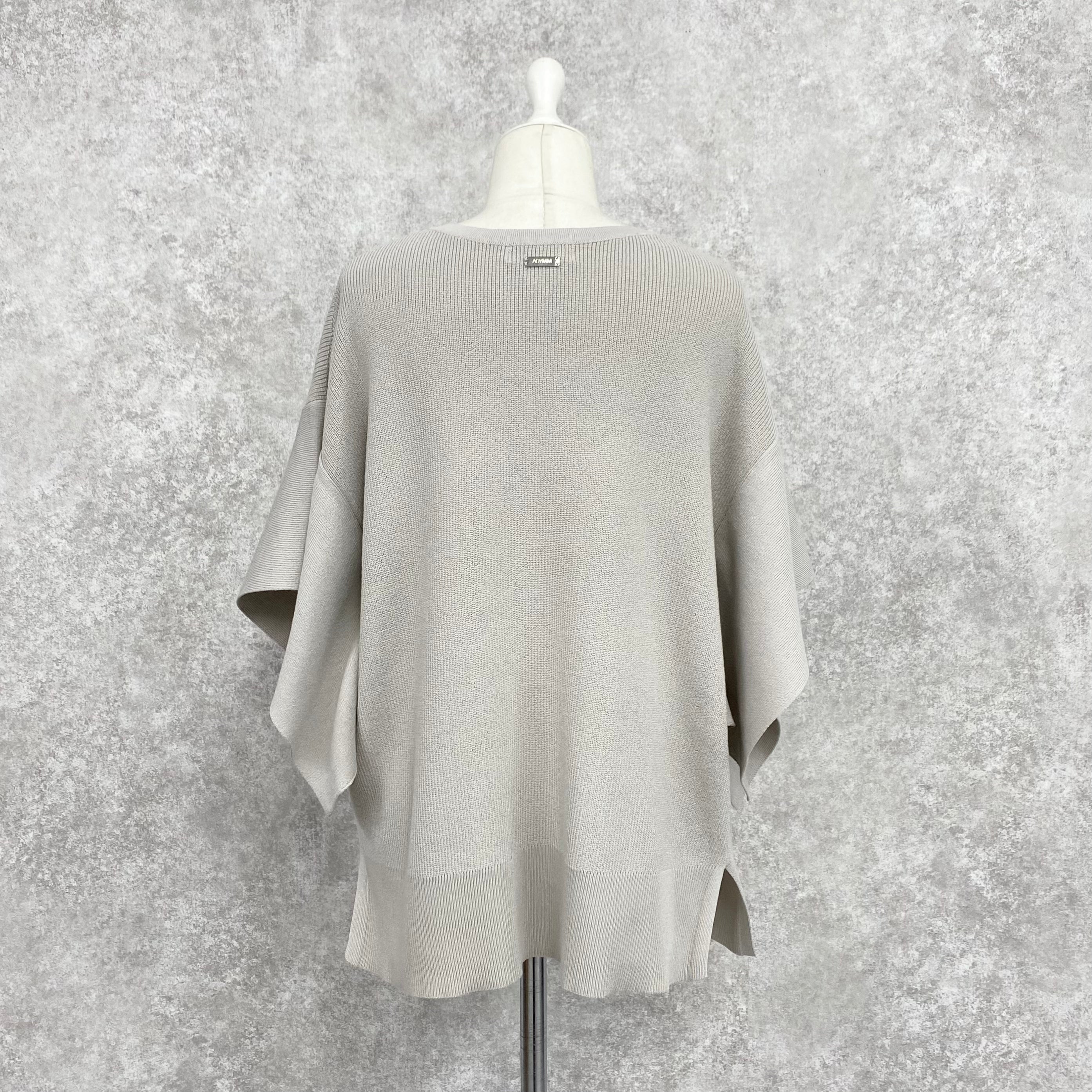 【ASYMM】Slow Knit -greige-　※7/16-22より順次発送予定