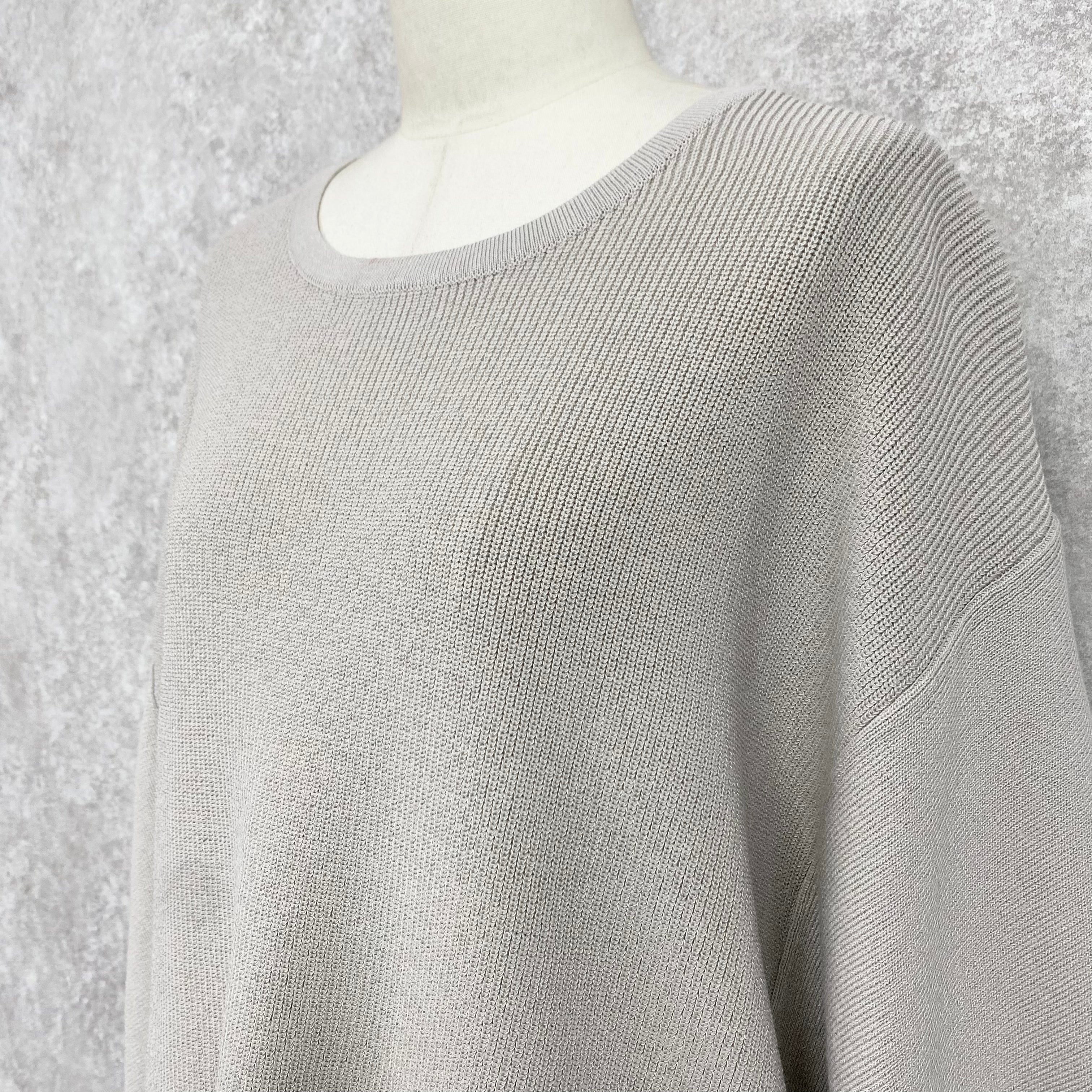 【ASYMM】Slow Knit -greige-　※7/16-22より順次発送予定