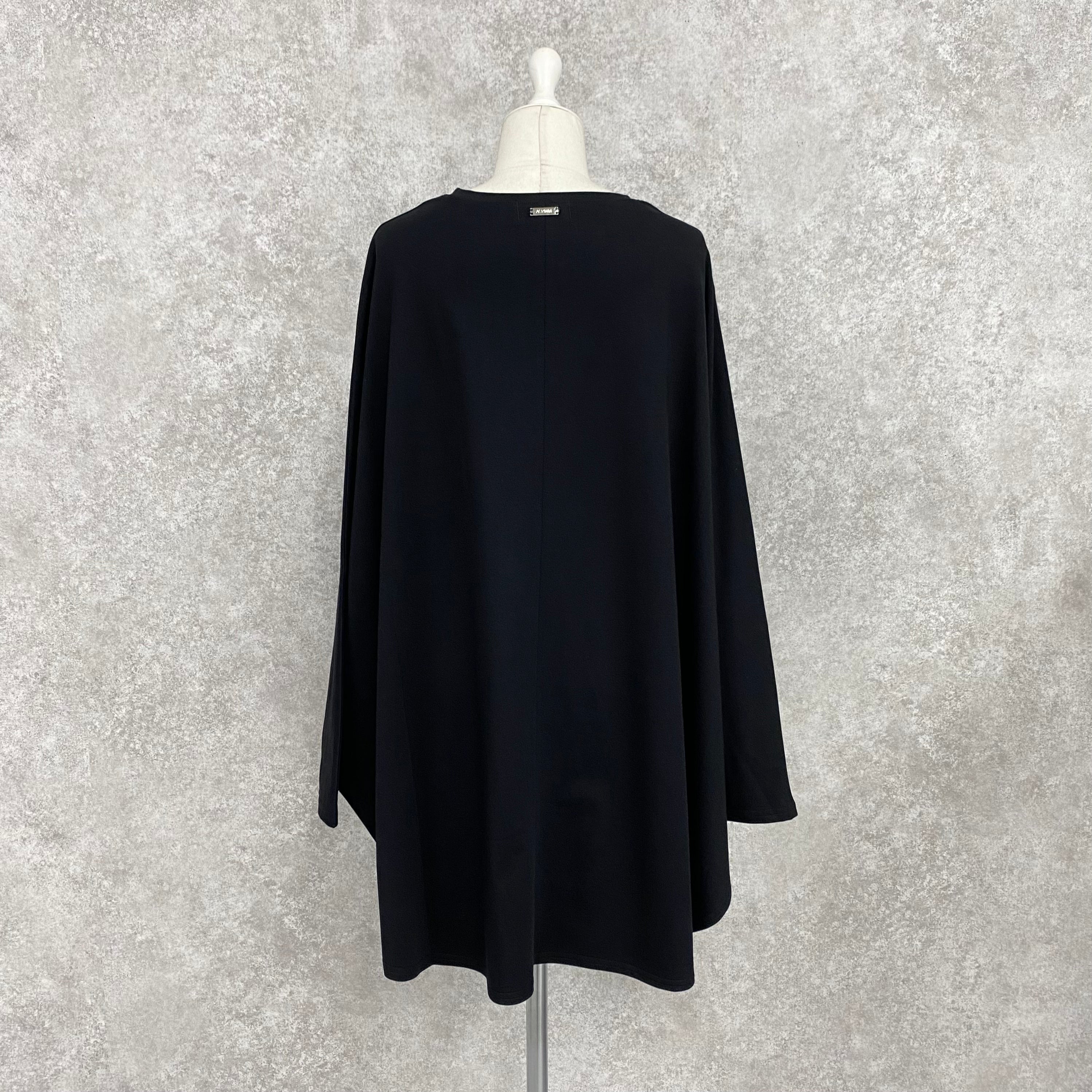 【ASYMM】VOID TEE -black-　※7/16-22より順次発送予定