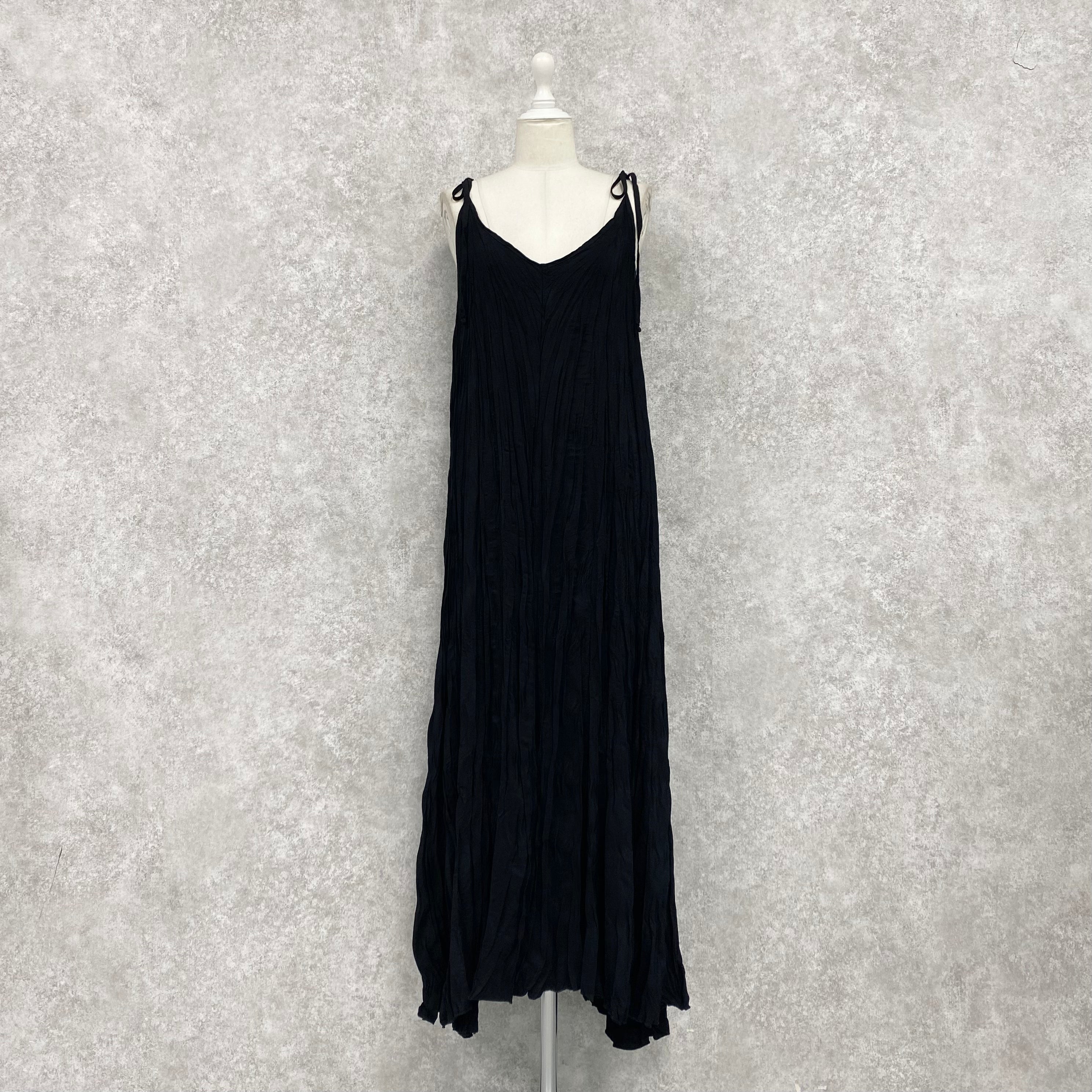 【ASYMM】CRUSHÉ DRESS -black-　※7/28〜8/1迄に順次発送