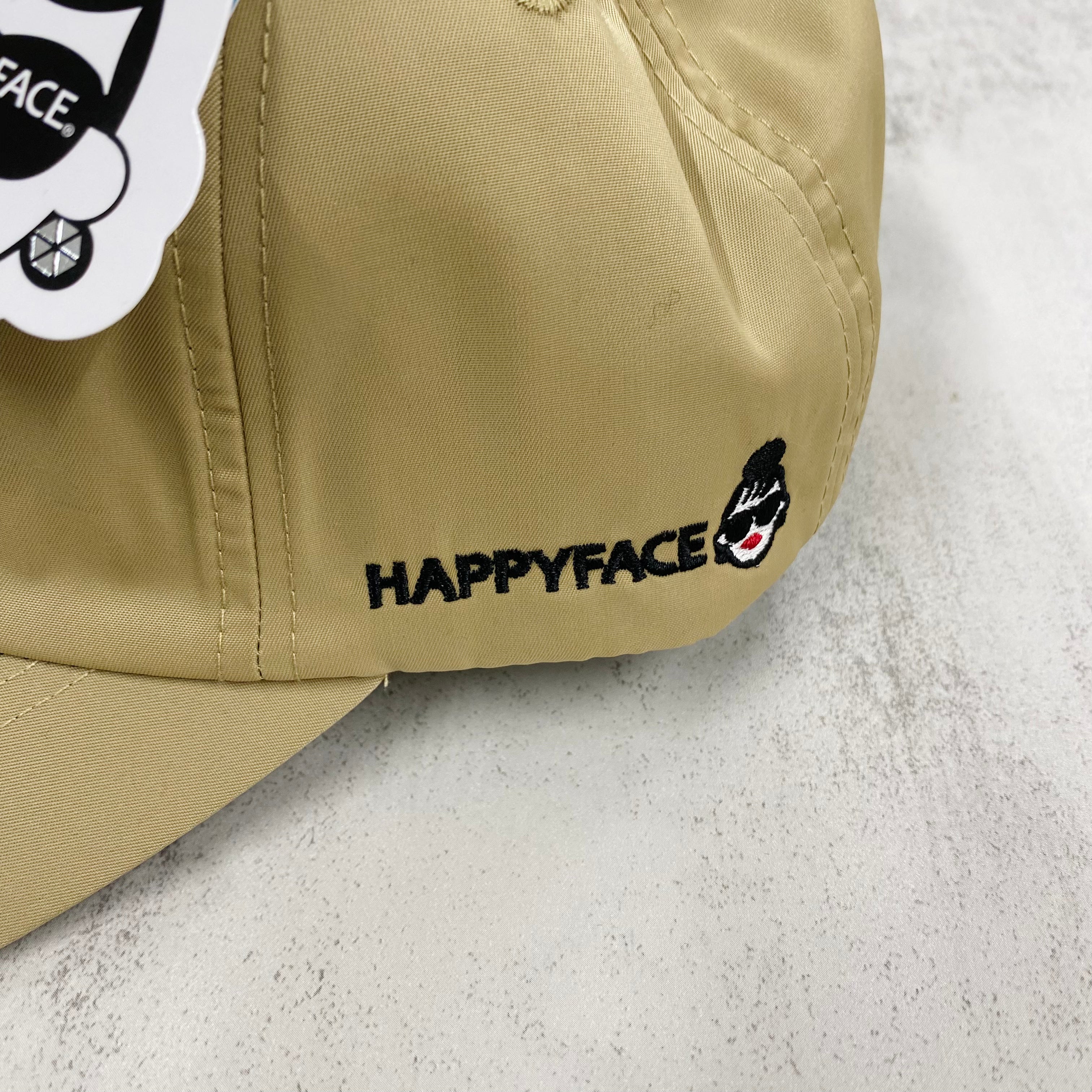 【HAPPYFACE】ＥＭＭＡナイロンキャップ　ベージュ　※10/22〜28より順次配送