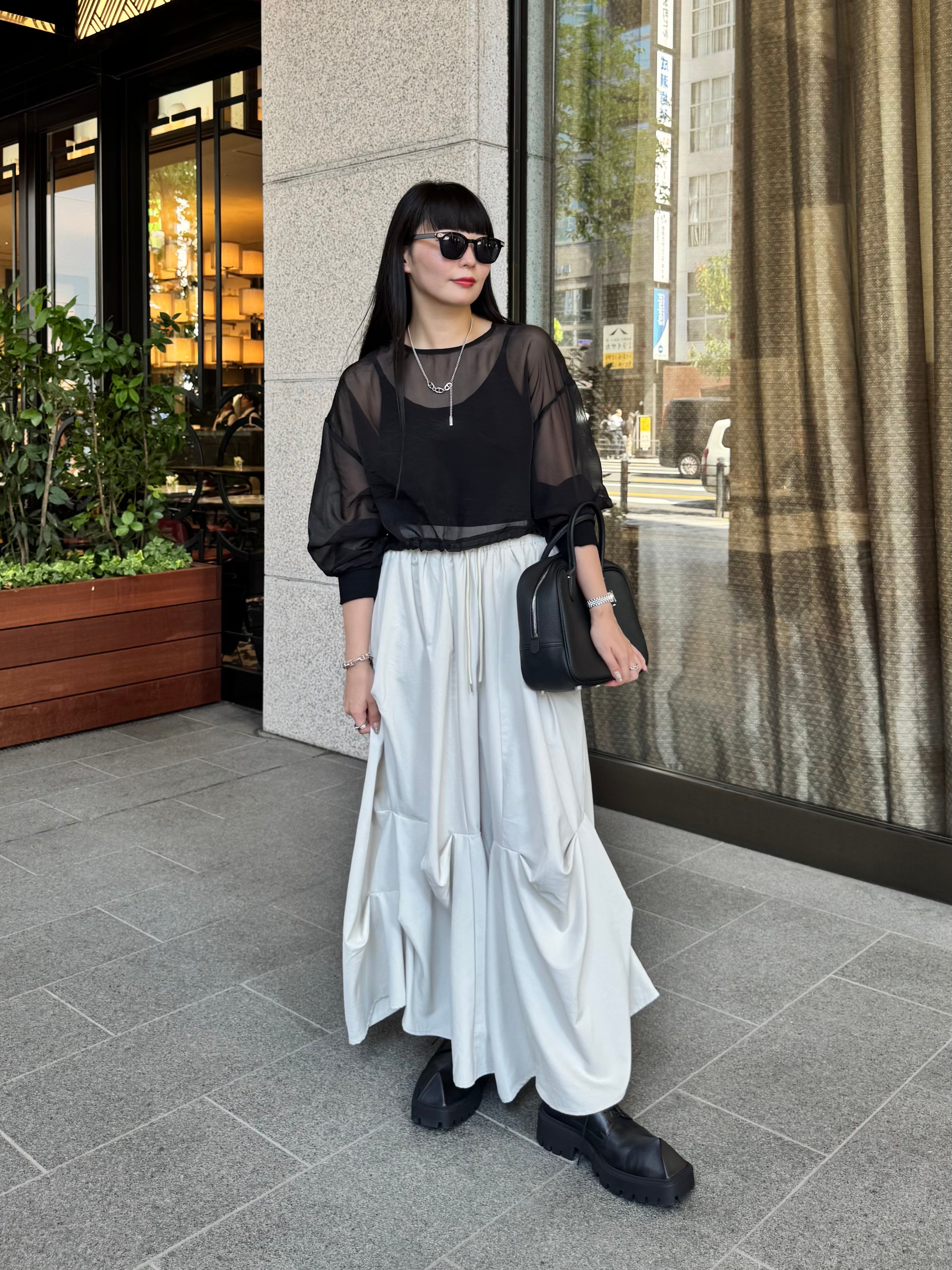 【ASYMM】PINTRIX PANTS -off white-　※1週間前後で配送予定