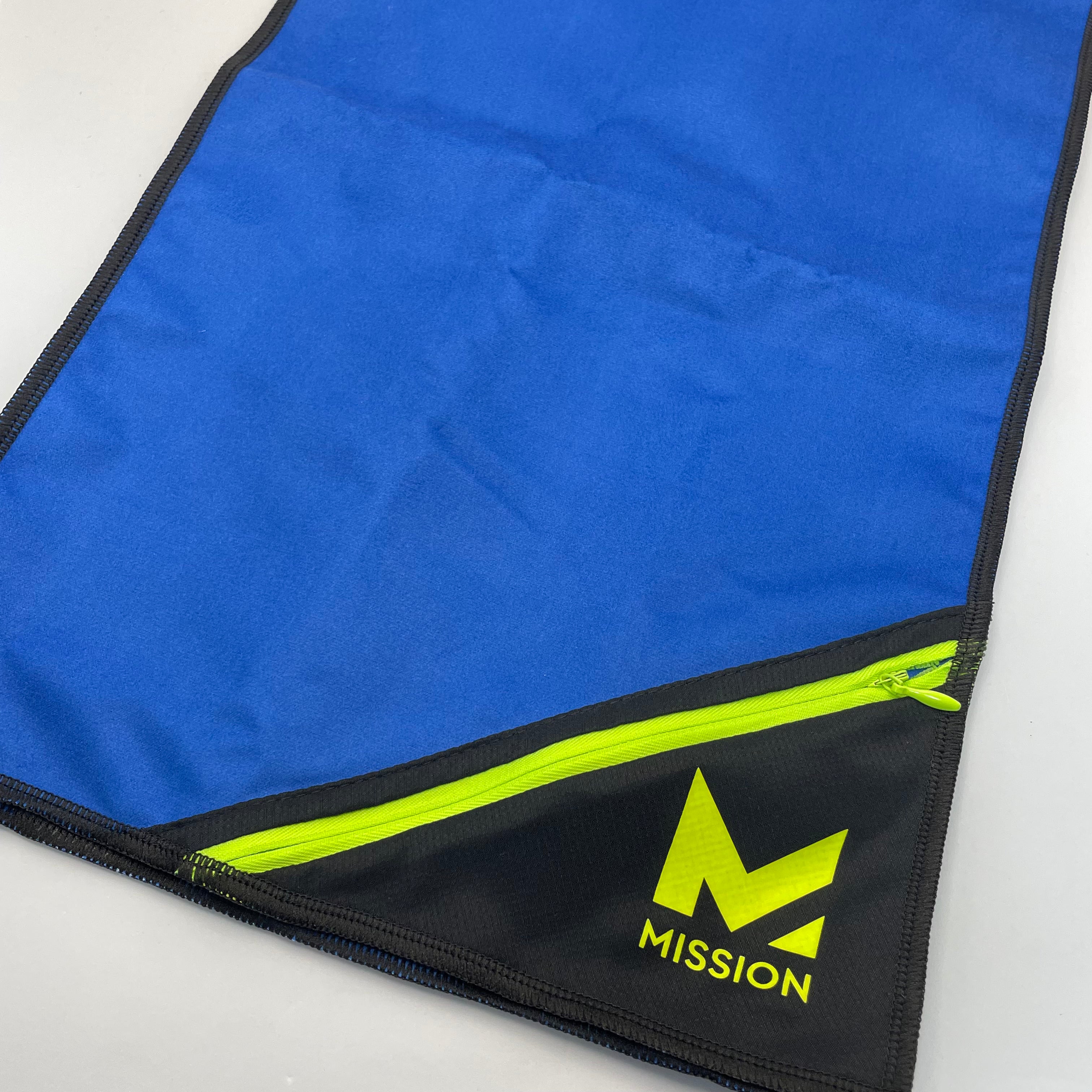 【MISSION】Cooling Summit Pocket Towel MISSION -Blue　※7/2-7/5頃より順次配送