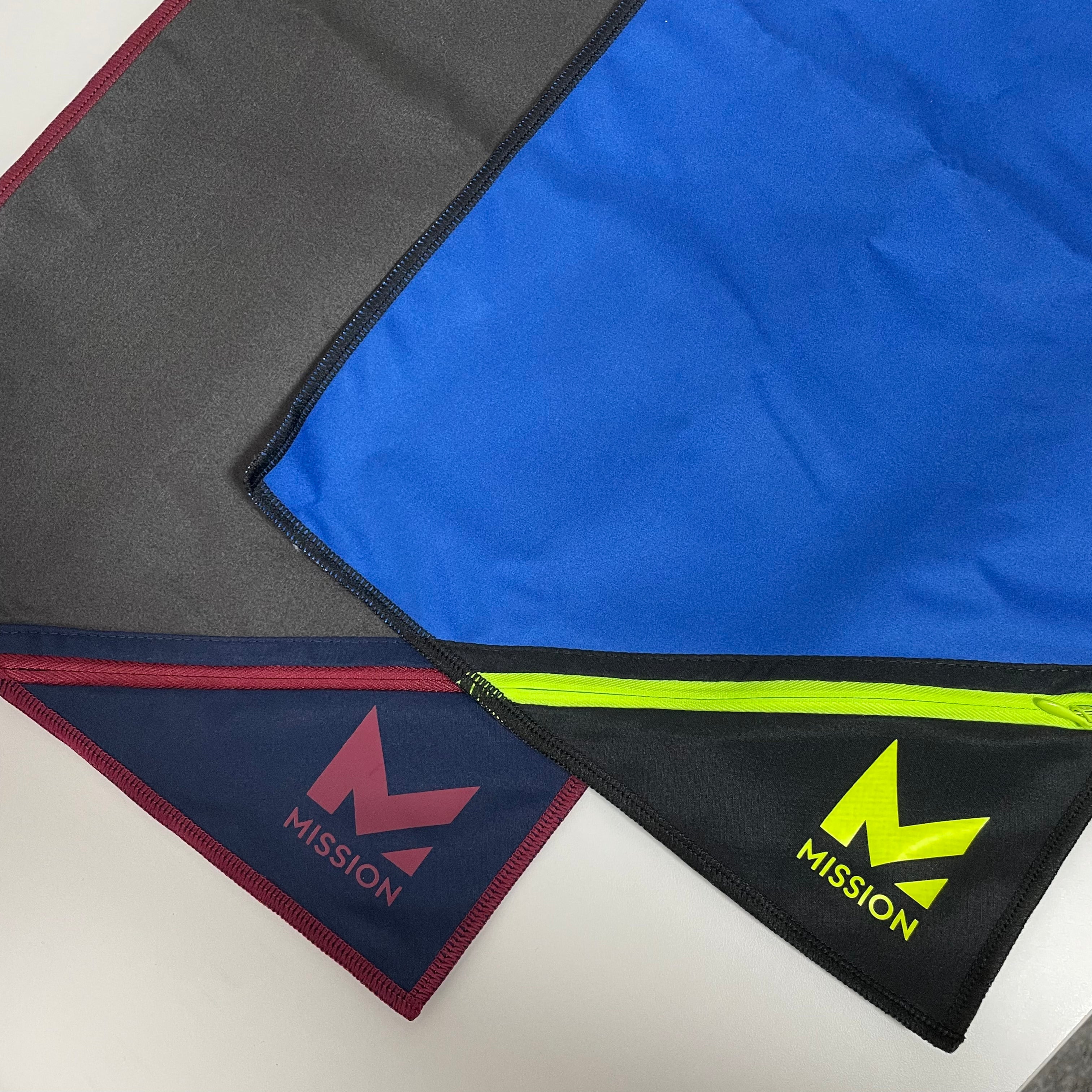 【MISSION】Cooling Summit Pocket Towel MISSION -Blue　※7/2-7/5頃より順次配送