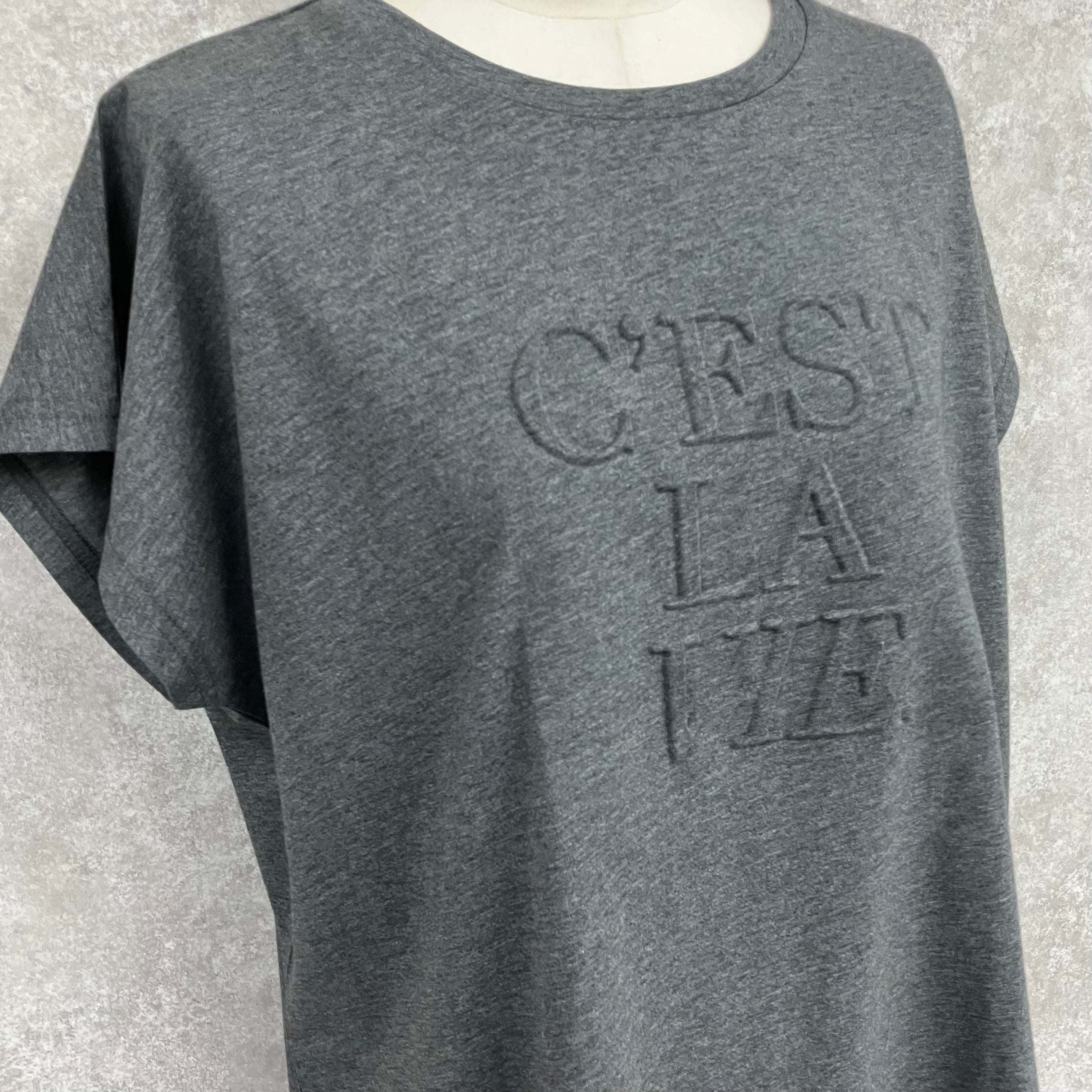 ロゴカットTシャツ　-チャコール-　※5/28~6/3迄に順次発送予定