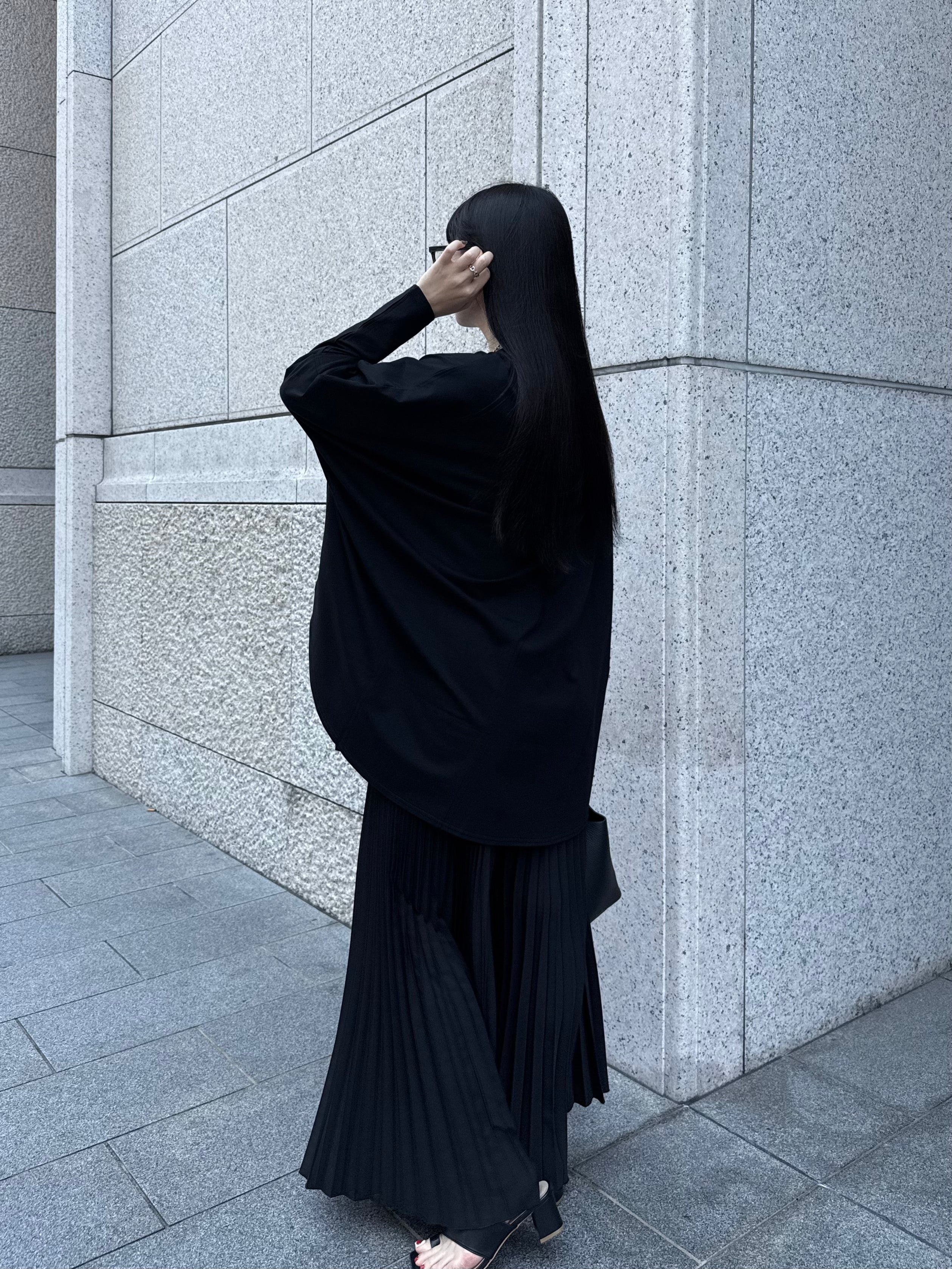 【ASYMM】VOID TEE -black-　※7/16-22より順次発送予定