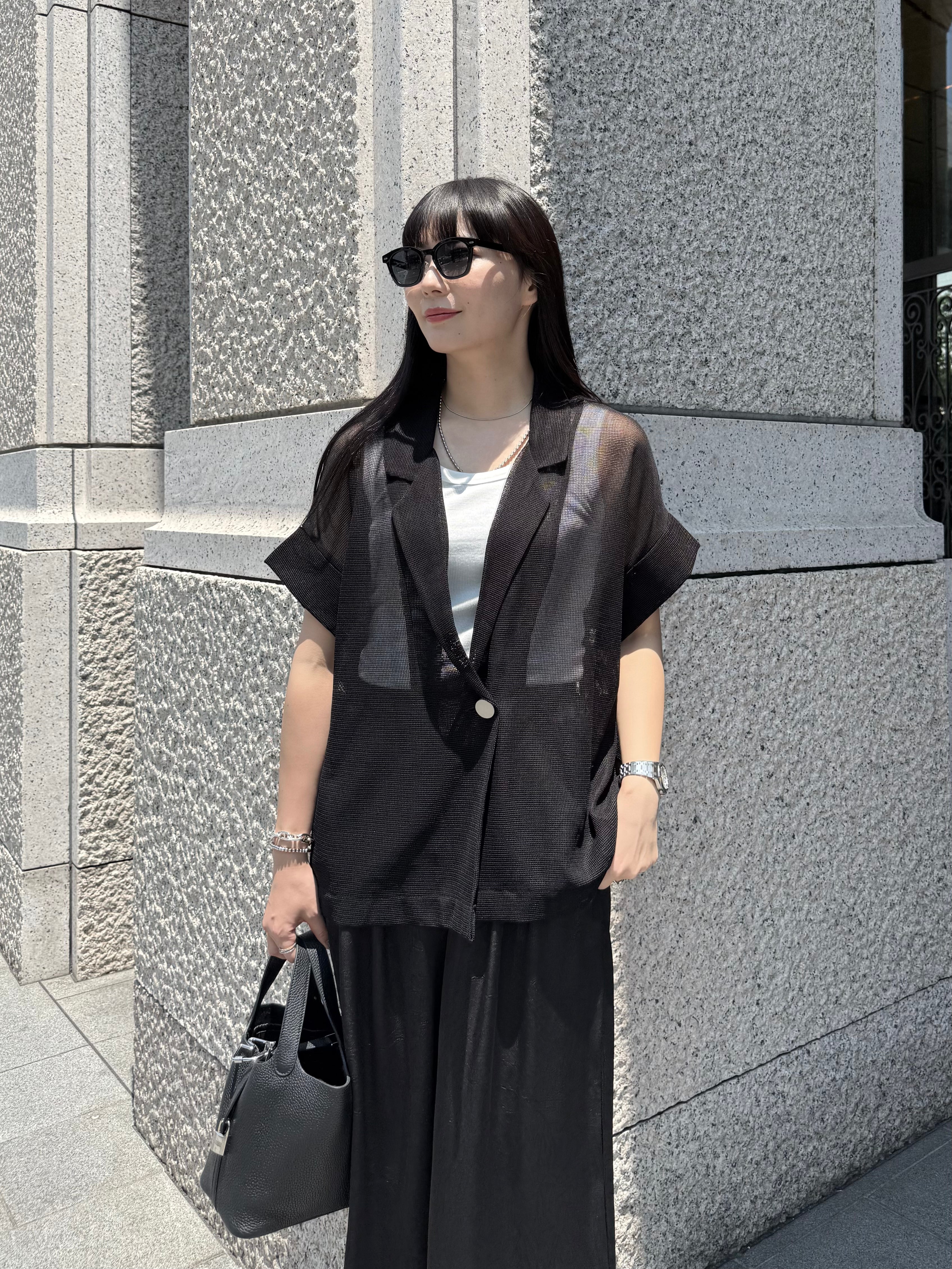 ASYMM AIR Mesh Jacket -black-　※7/2〜7/8より順次発送予定