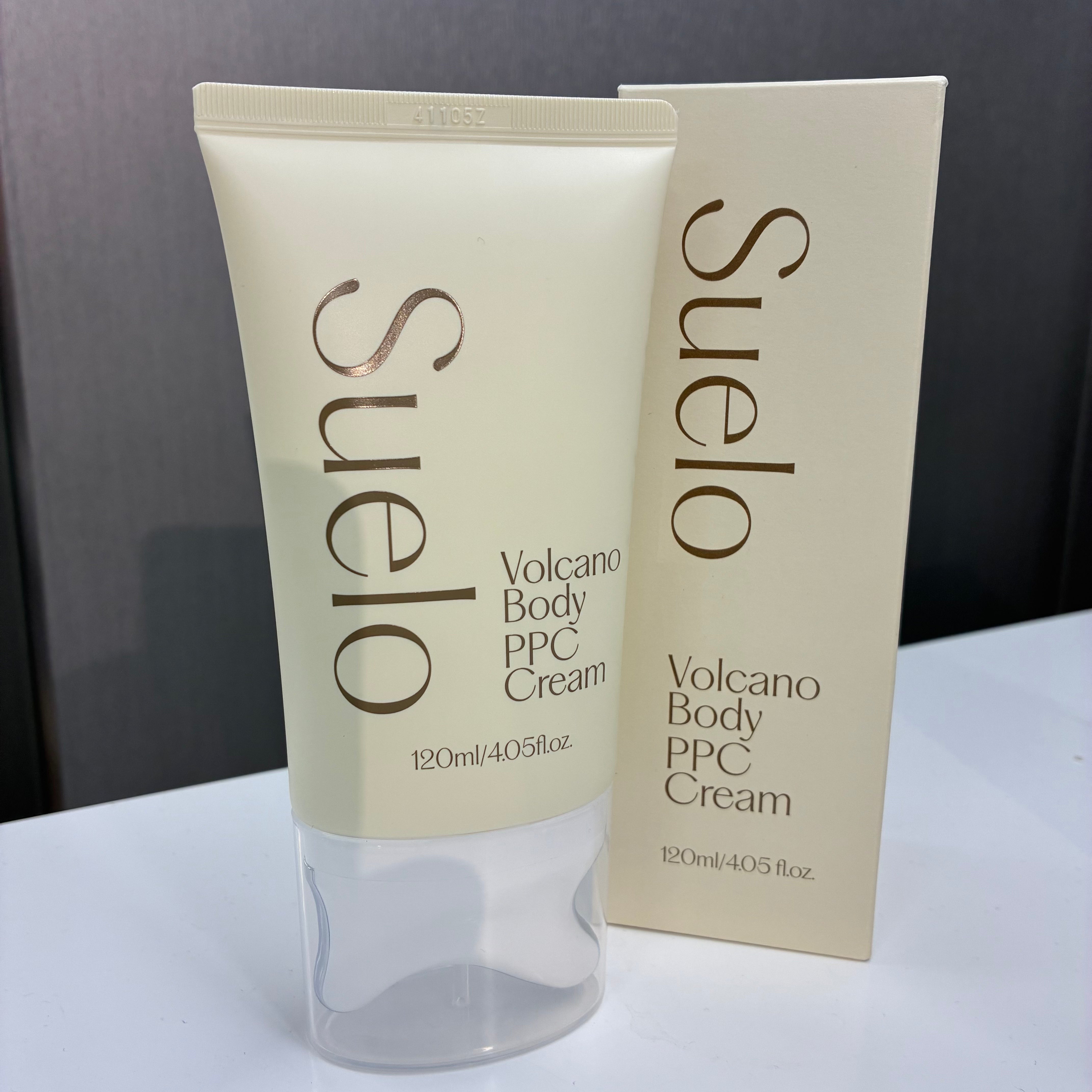 【SUELO】 VOLCANO BODY SLIMMING PPC CREAM 120ml  (マッサージクリーム) 　※7/8〜7/19迄に順次発送予定