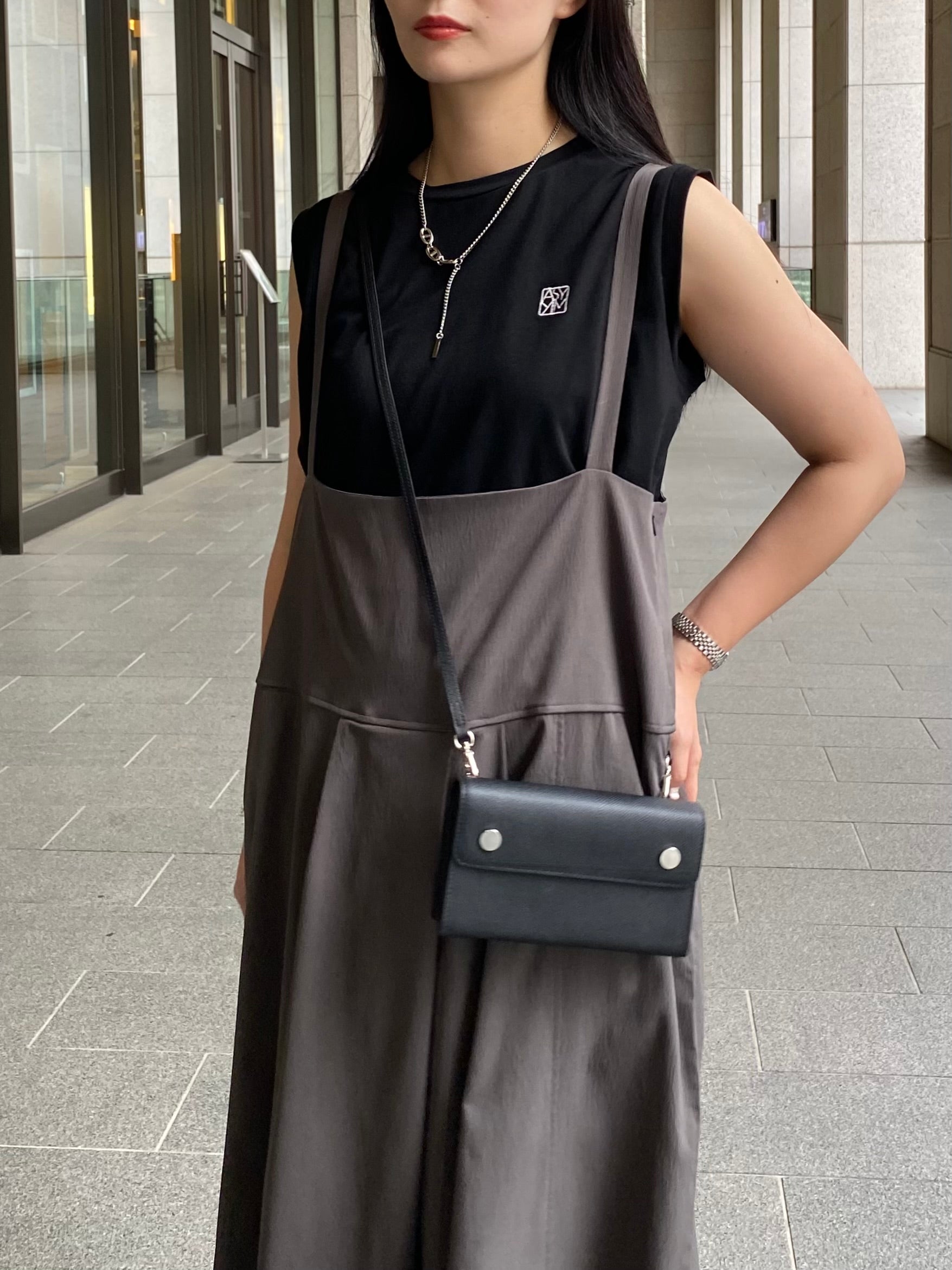 【ASYMM】ASYMM EMBLEM  TANK -black-　※1週間前後で配送予定