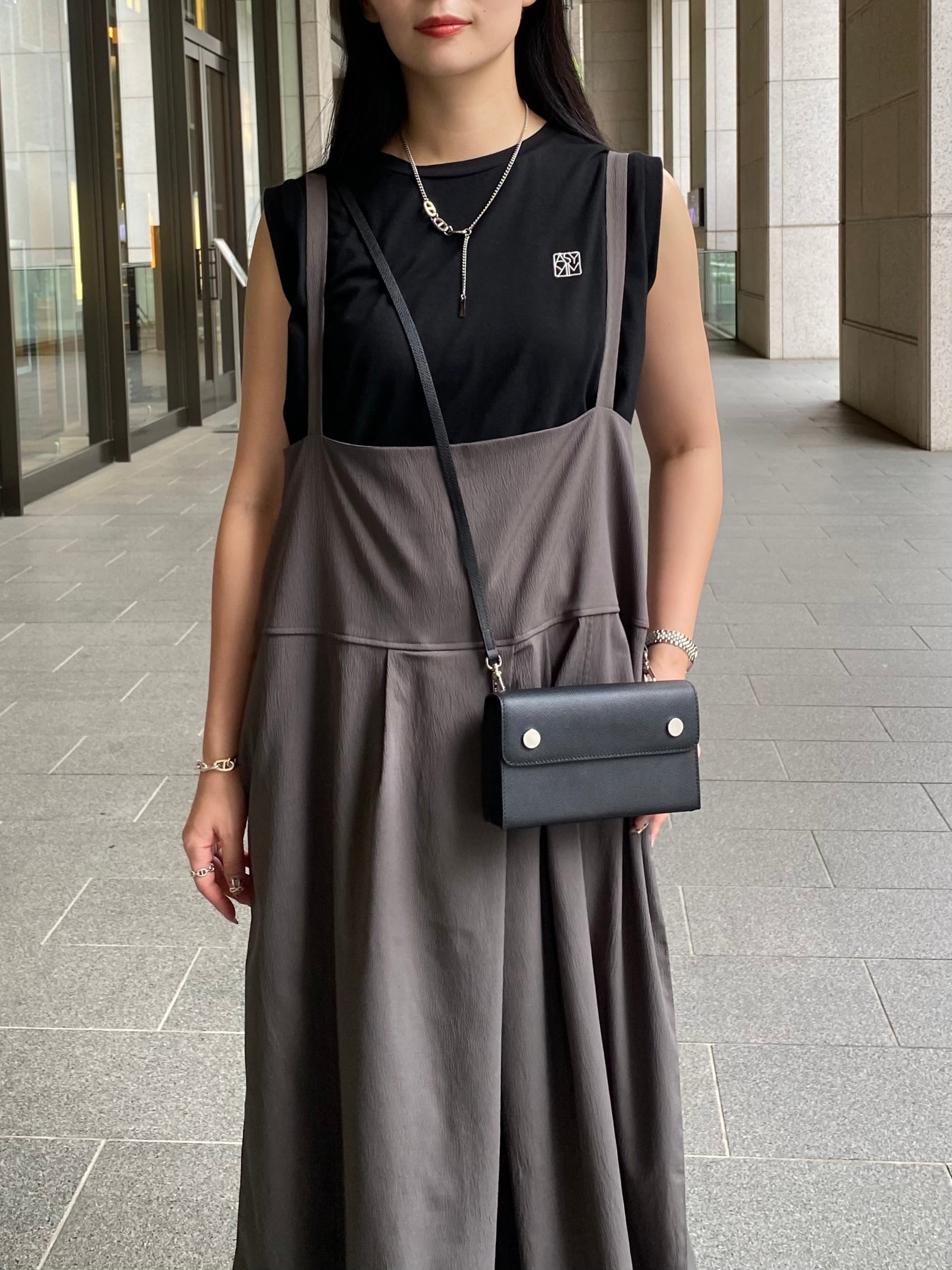 【ASYMM】ASYMM EMBLEM  TANK -black-　※1週間前後で配送予定