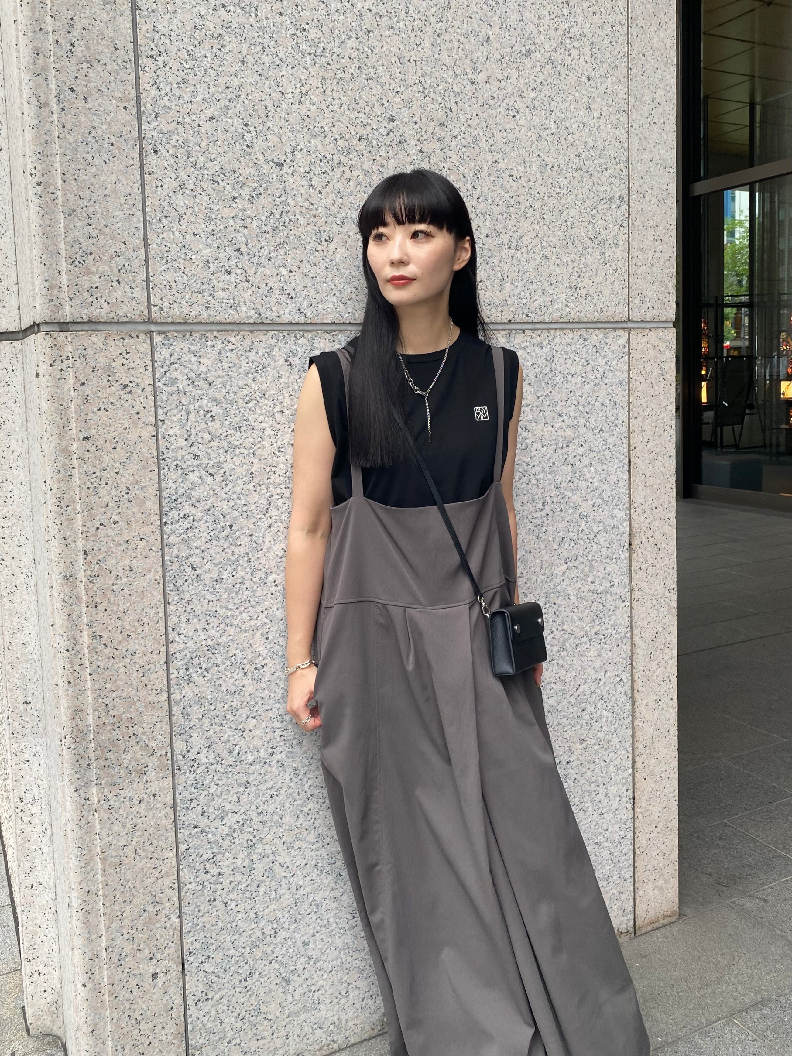 【ASYMM】ASYMM EMBLEM  TANK -black-　※1週間前後で配送予定