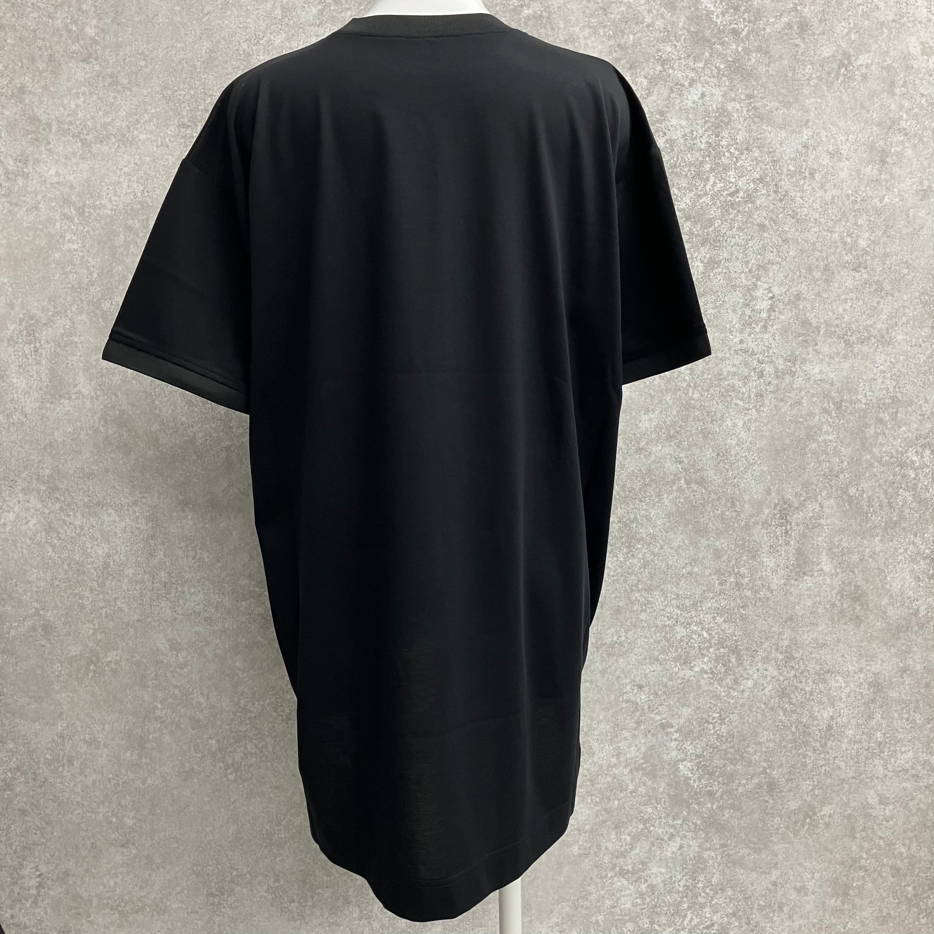 網目風ロゴTシャツ　-ブラック-　※7/9〜7/15迄に順次発送予定