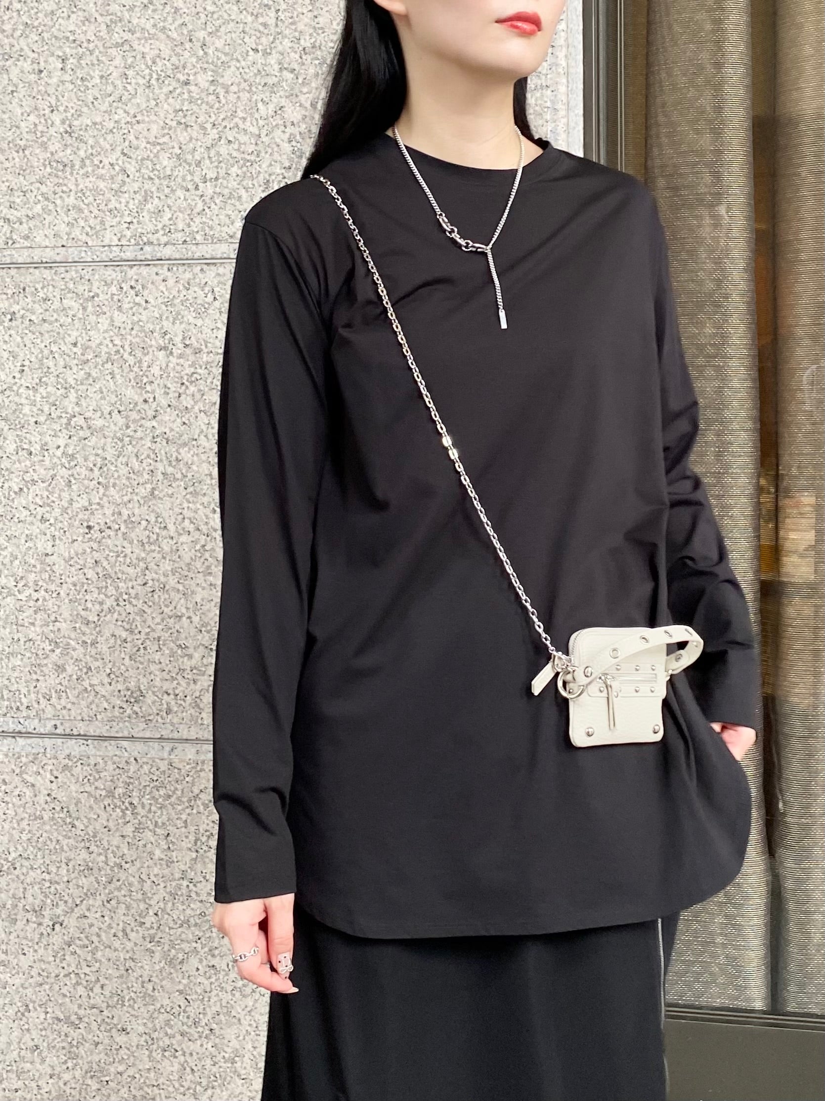 【ASYMM】LAYER MATE LONG SLEEVE -black-　※1週間前後で配送予定