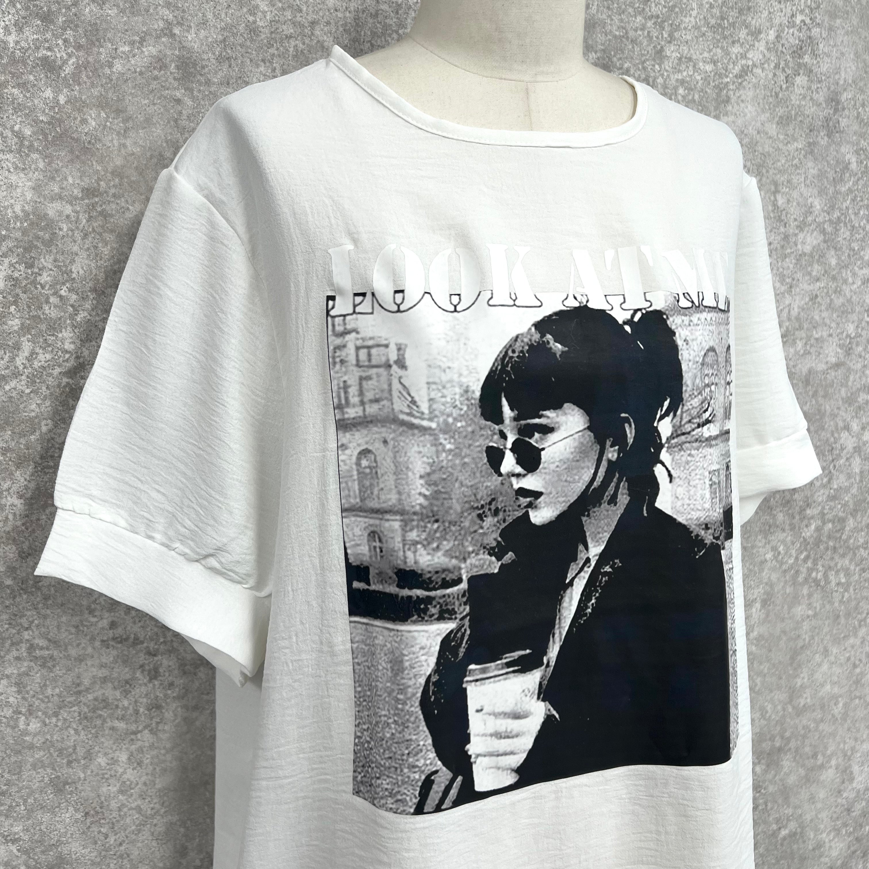 レディプリントTシャツ　-ホワイト-　※5/28~6/3迄に順次発送予定