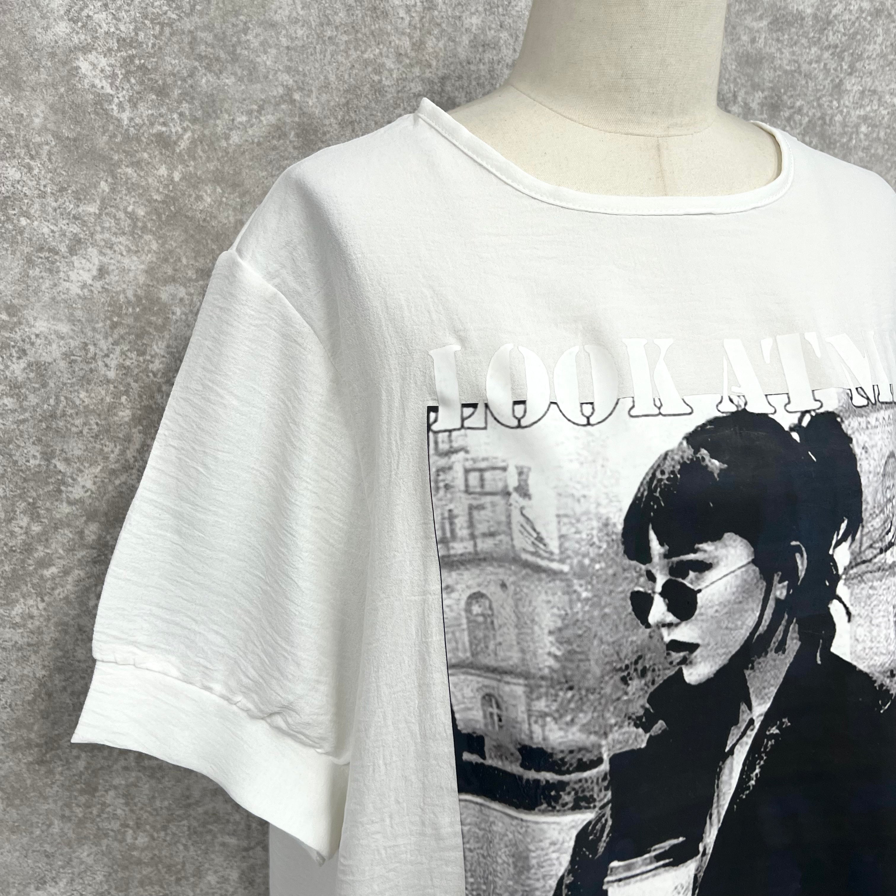 レディプリントTシャツ　-ホワイト-　※5/28~6/3迄に順次発送予定
