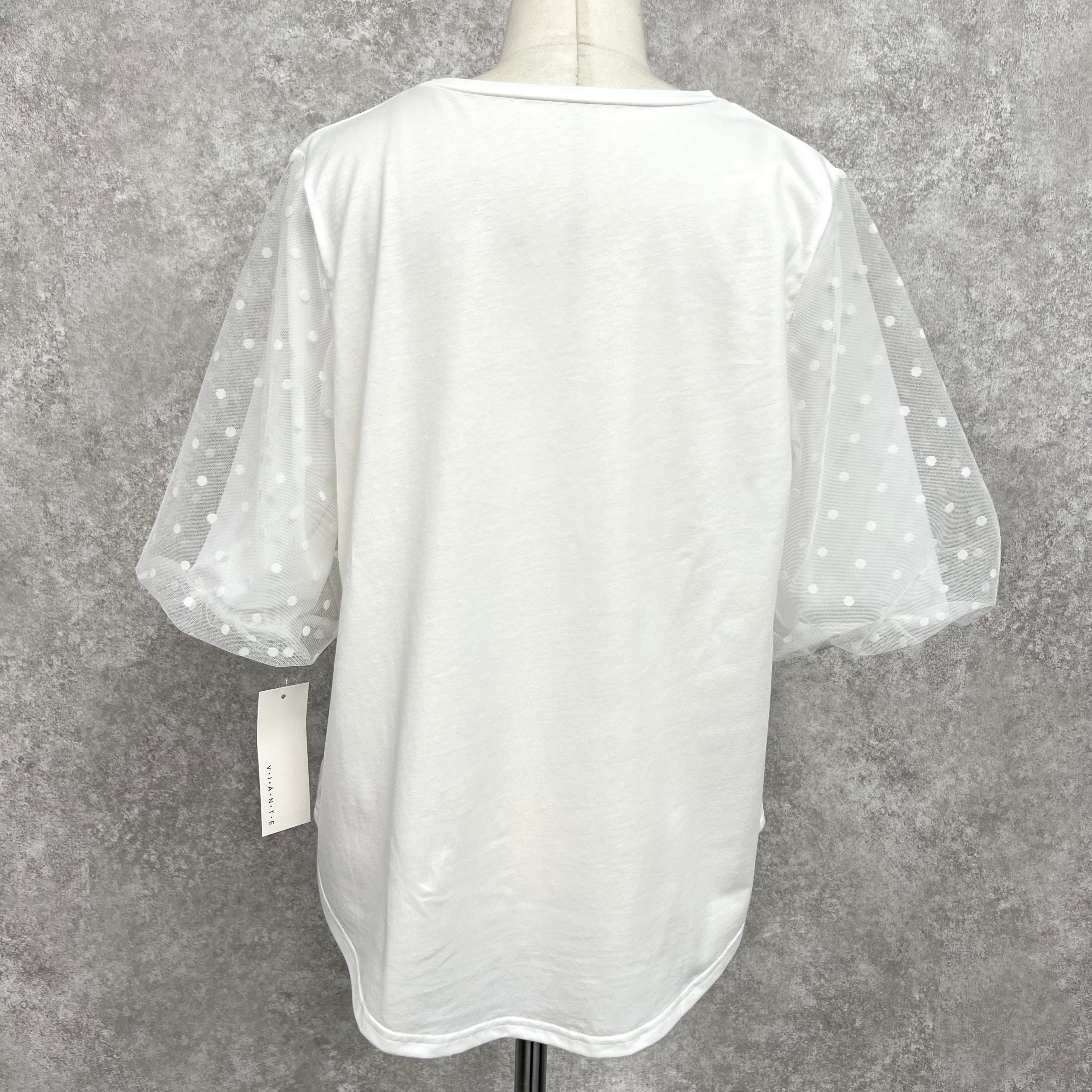 パフスリーブTシャツ　-オフ-　 ※5/28~6/3頃に順次発送予定
