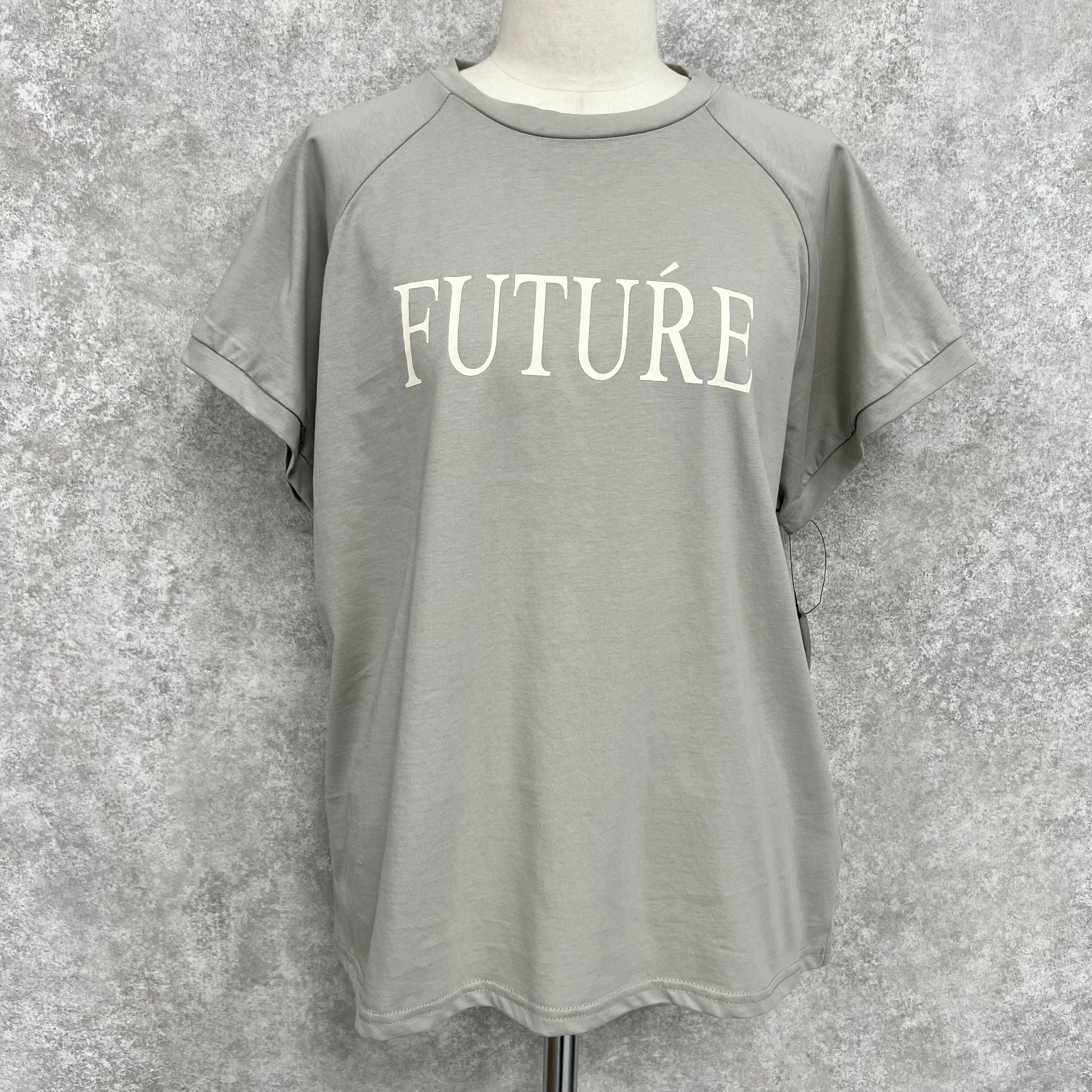 FUTURE Tシャツ　-グレージュ-　 ※6/18~24迄に順次発送予定