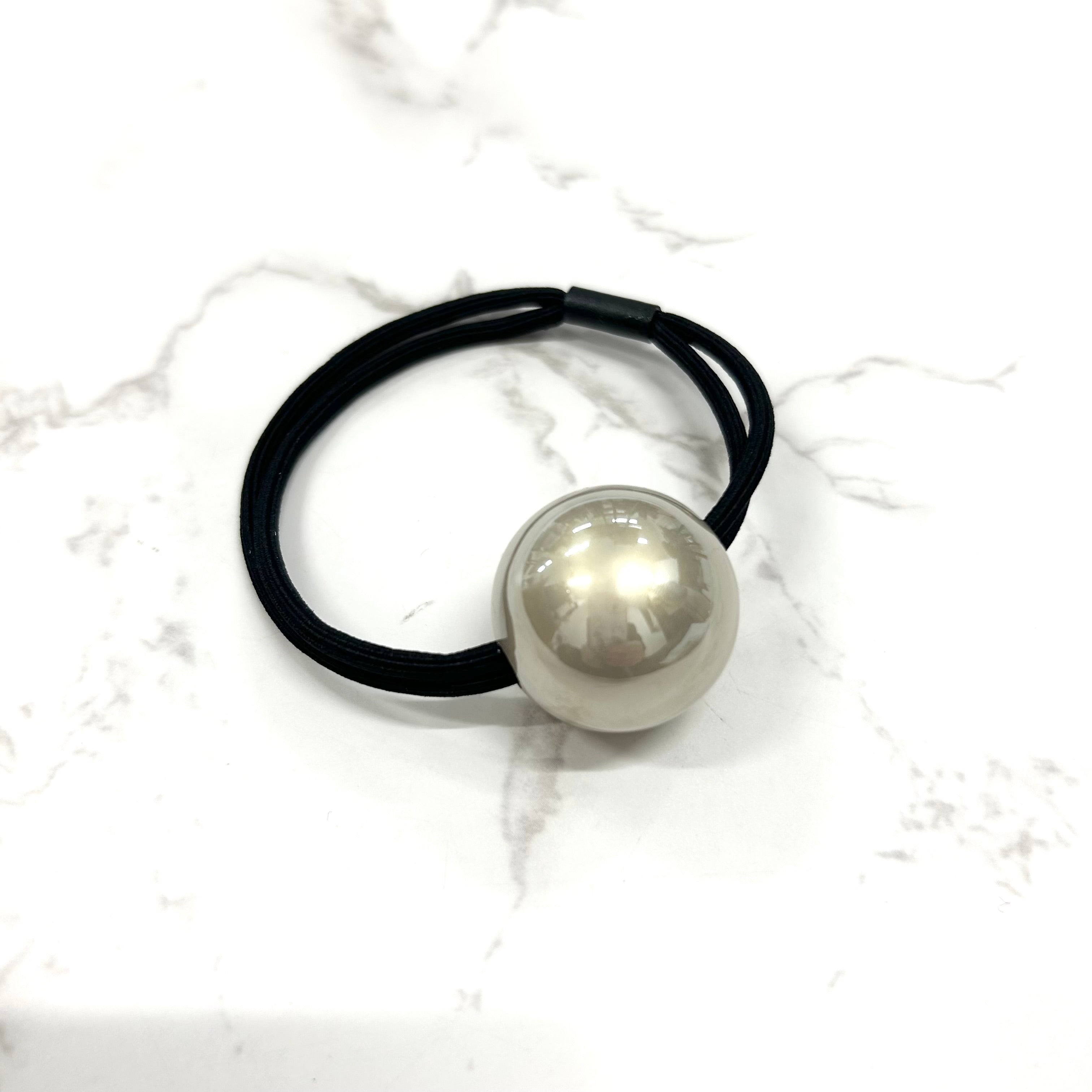 【Ah0109】シンプルパールヘアゴム   ※3/26-4/1配送予定