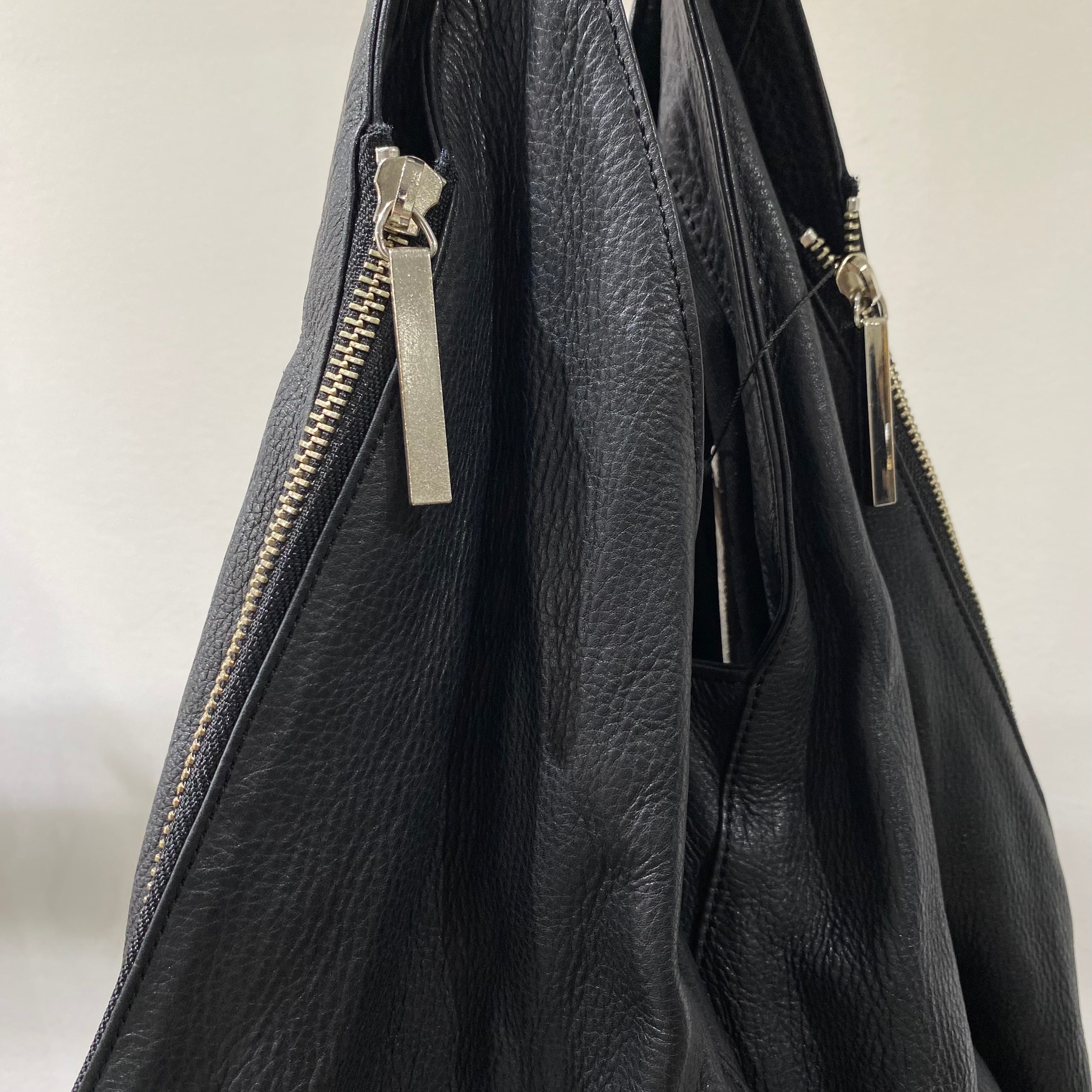 ⚠️予約【MUL101-501019】バーティカルトート(洗い加工) -ブラック-　※R7. 6月末納品予定