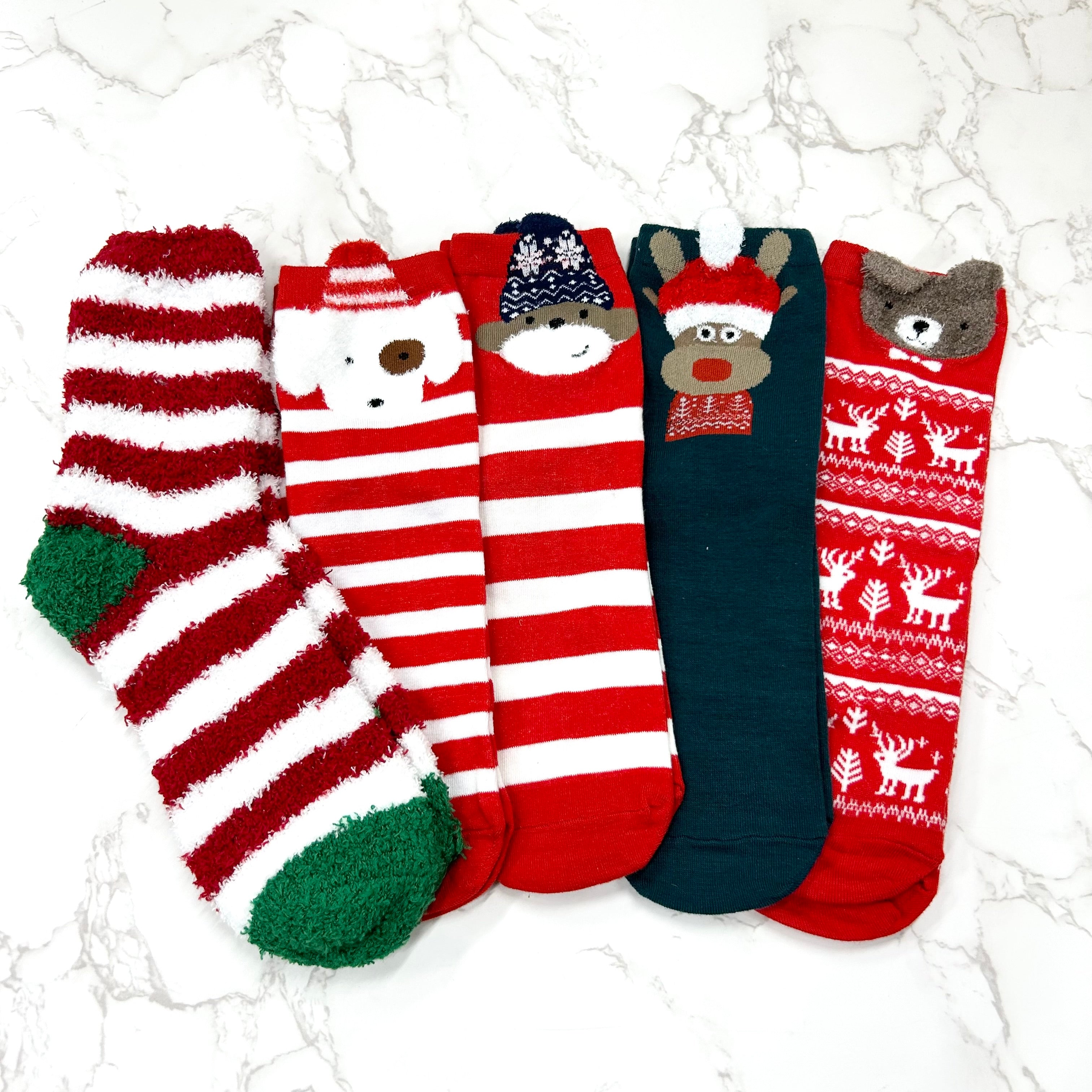 【本日何かご購入いただいた方限定】【ノベルティ】メリークリスマスソックス  ③ ※ランダム発送　※6/25~7/1より順次発送予定