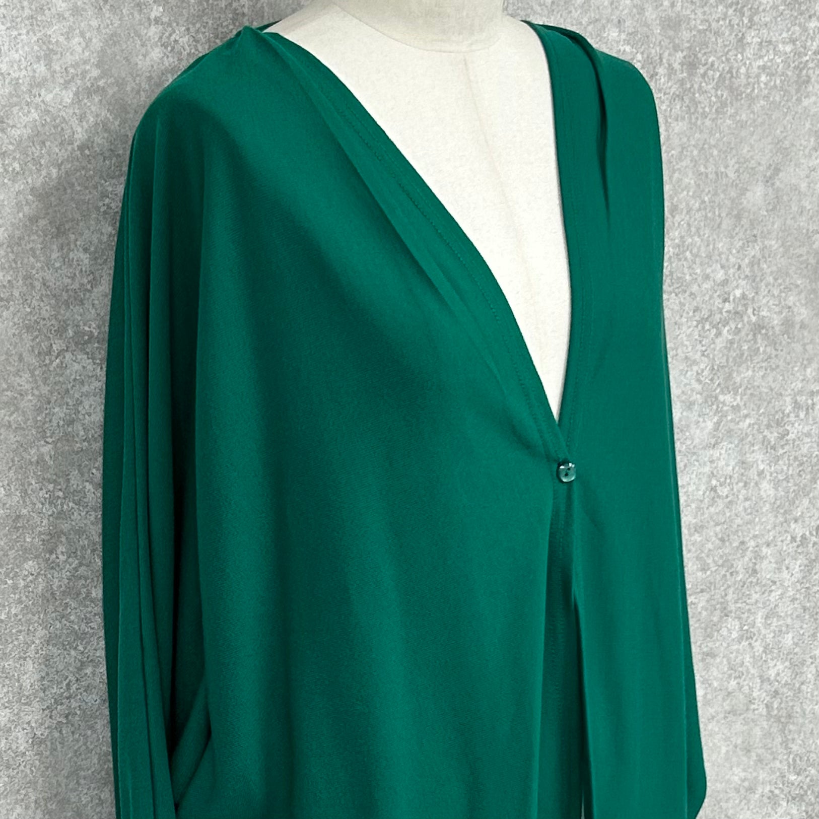 ドルマンボレロカーディガン　-グリーン-　※6/18〜24迄に順次発送予定