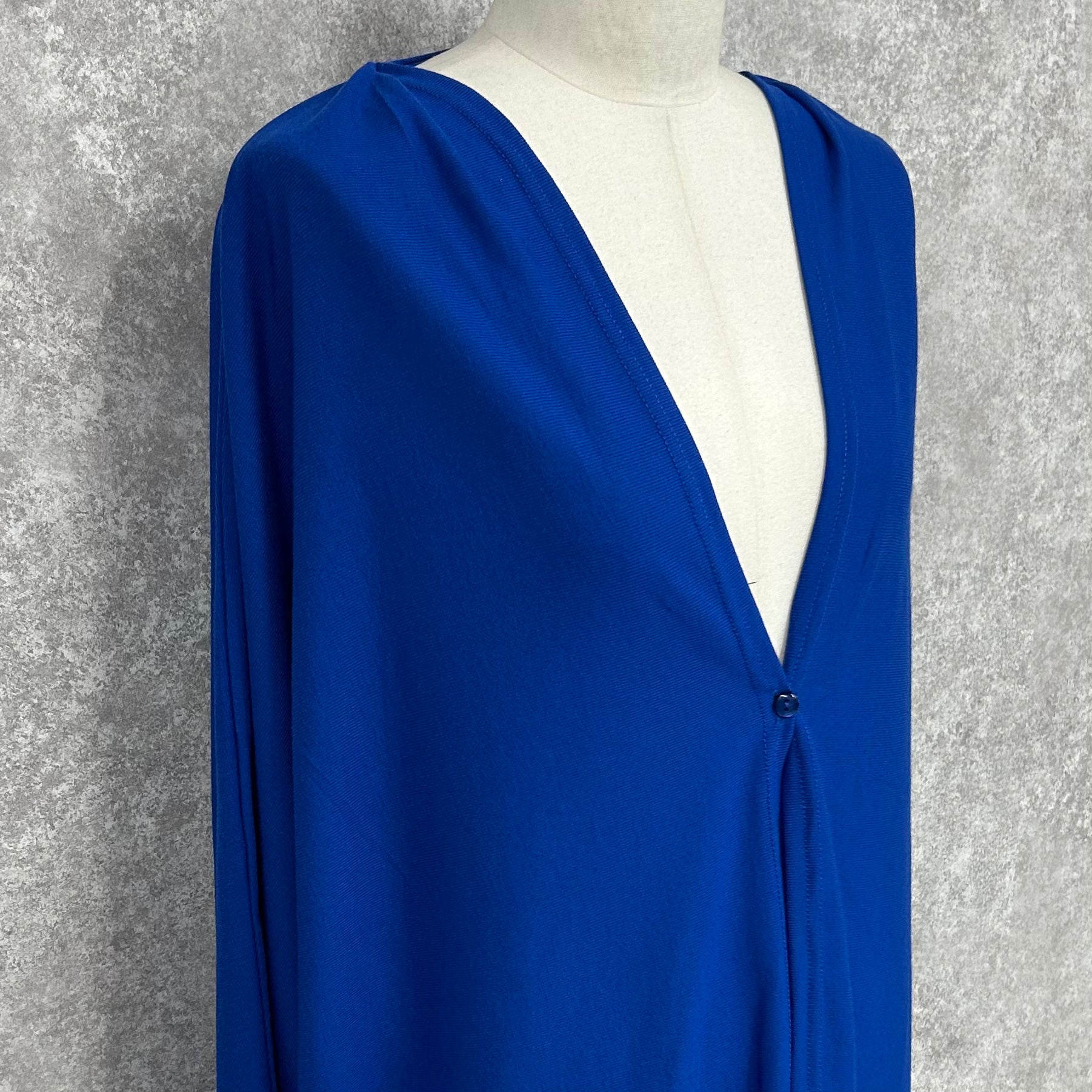 ドルマンボレロカーディガン　-ブライトブルー-　※6/18〜24迄に順次発送予定