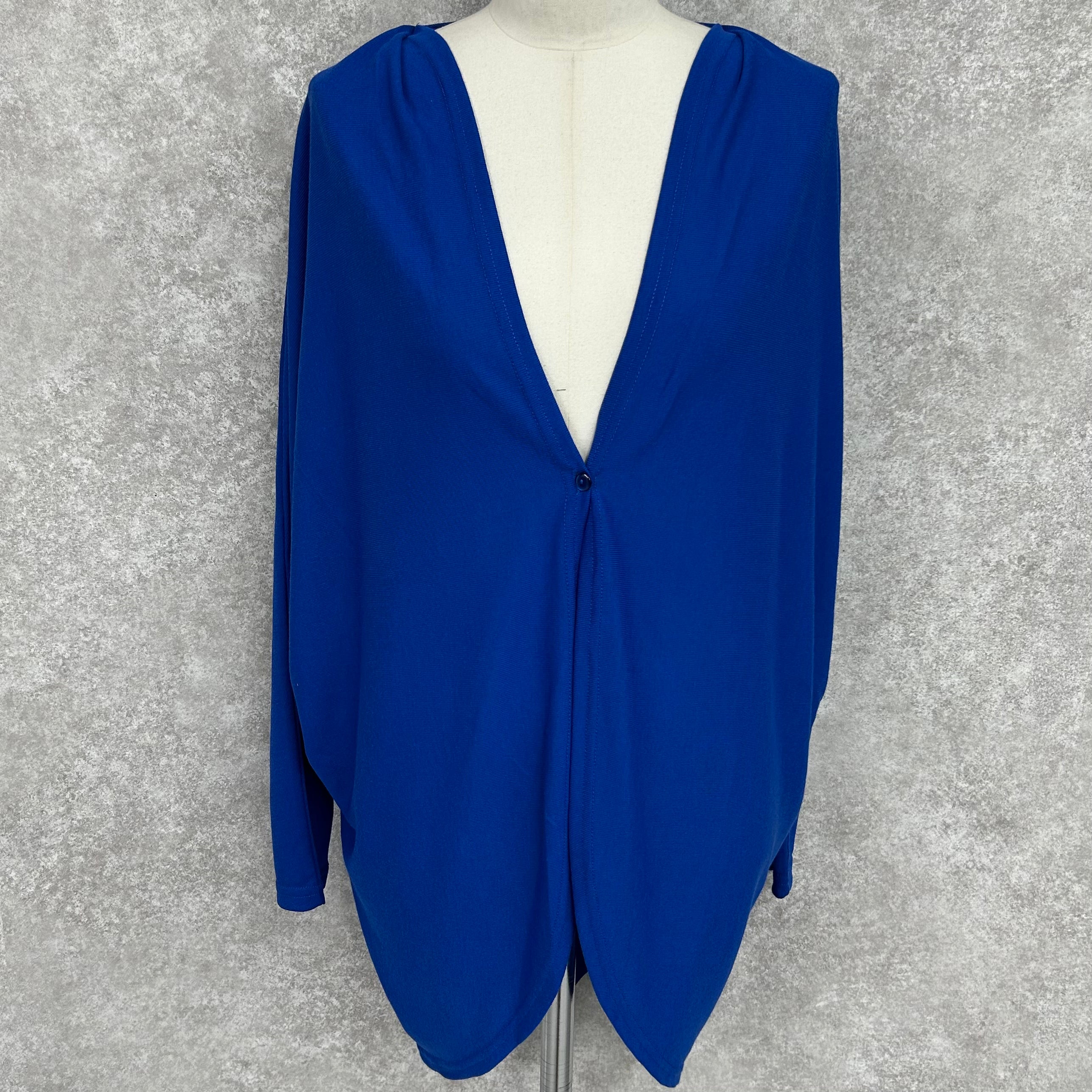 ドルマンボレロカーディガン　-ブライトブルー-　※6/18〜24迄に順次発送予定