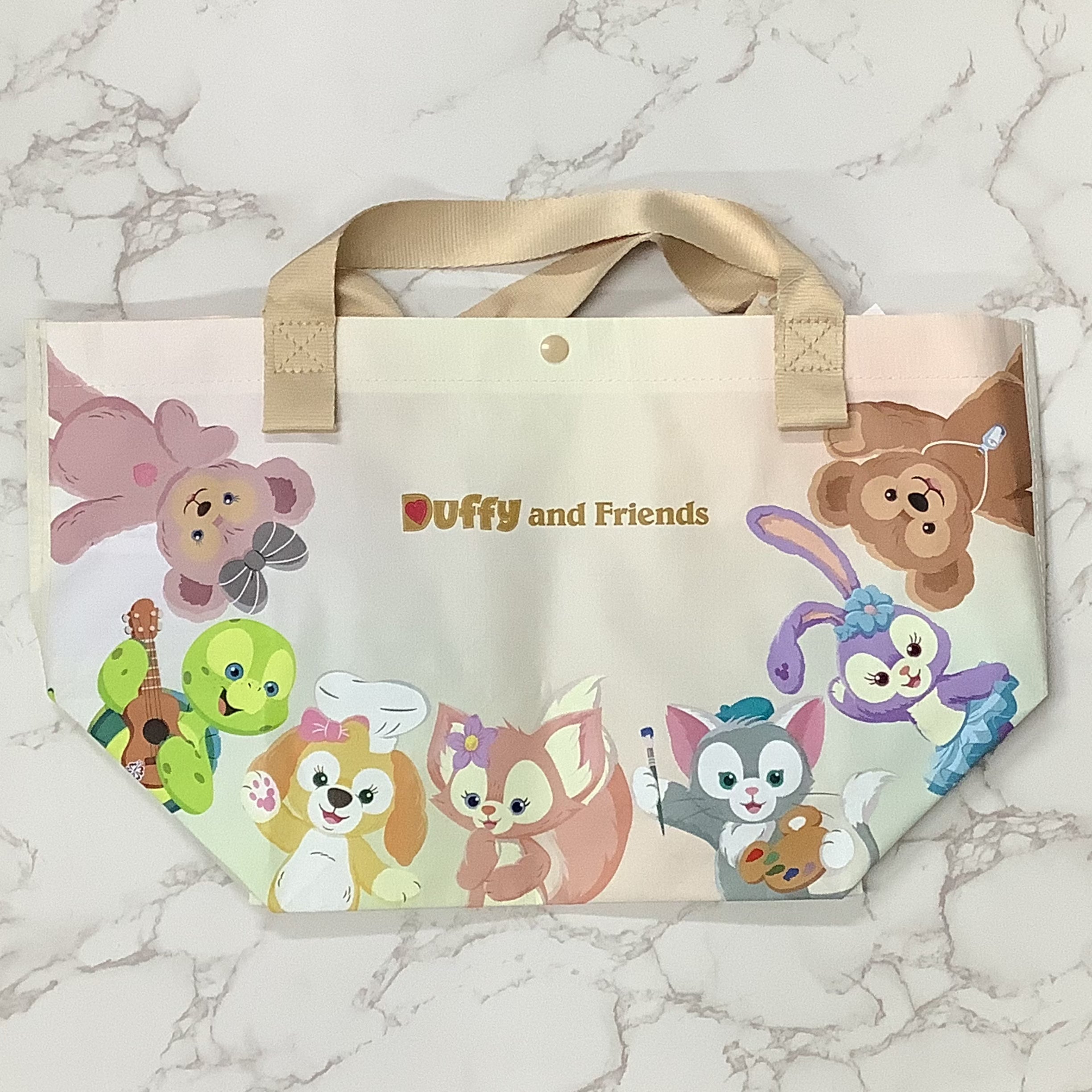【香港ディズニー】ビニールバッグ　ダッフィー＆フレンズ　小　※5/28~6/3より順次発送