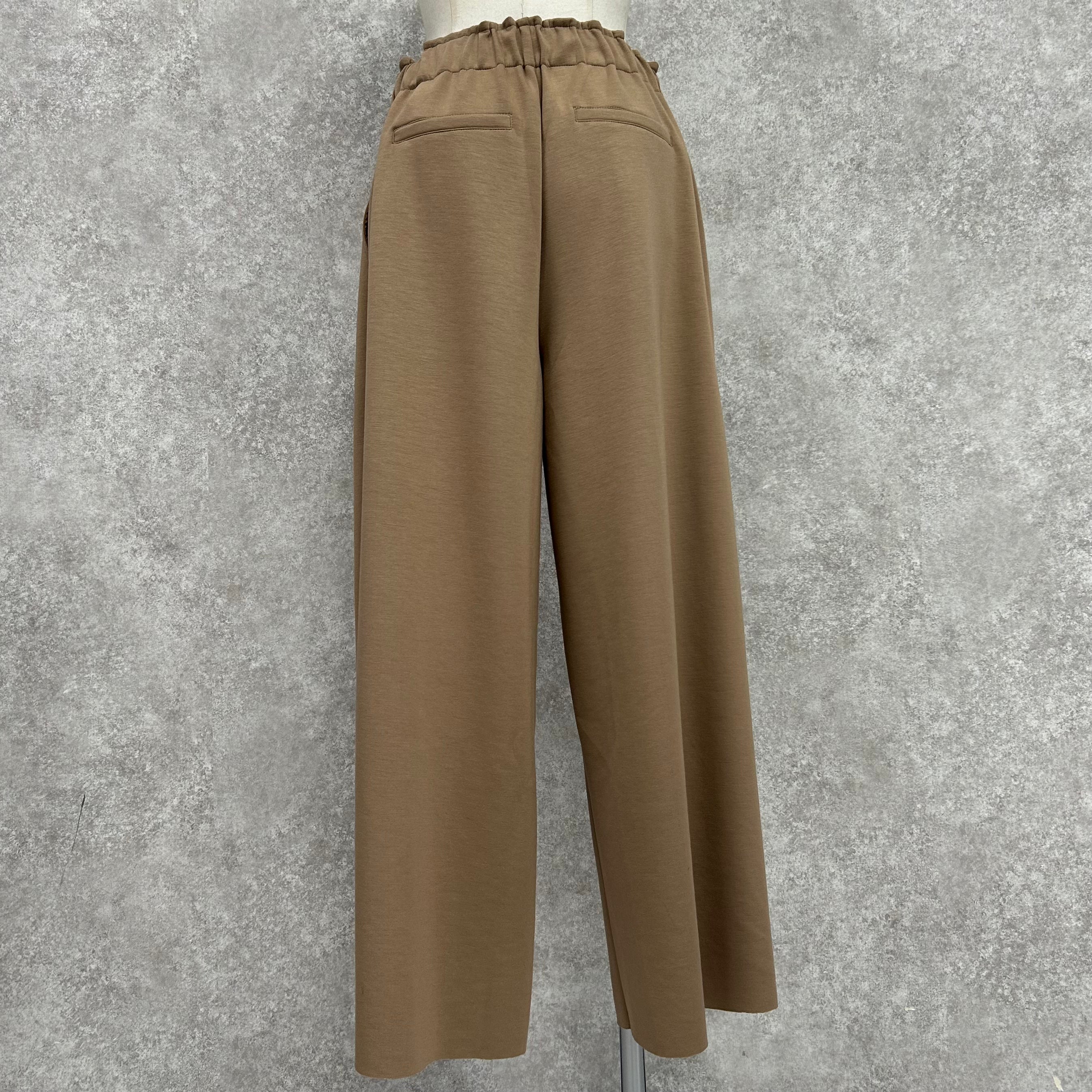 ワイドストレートスウェットパンツ　-ベージュ-　　※4/30~5/6迄に順次発送予定