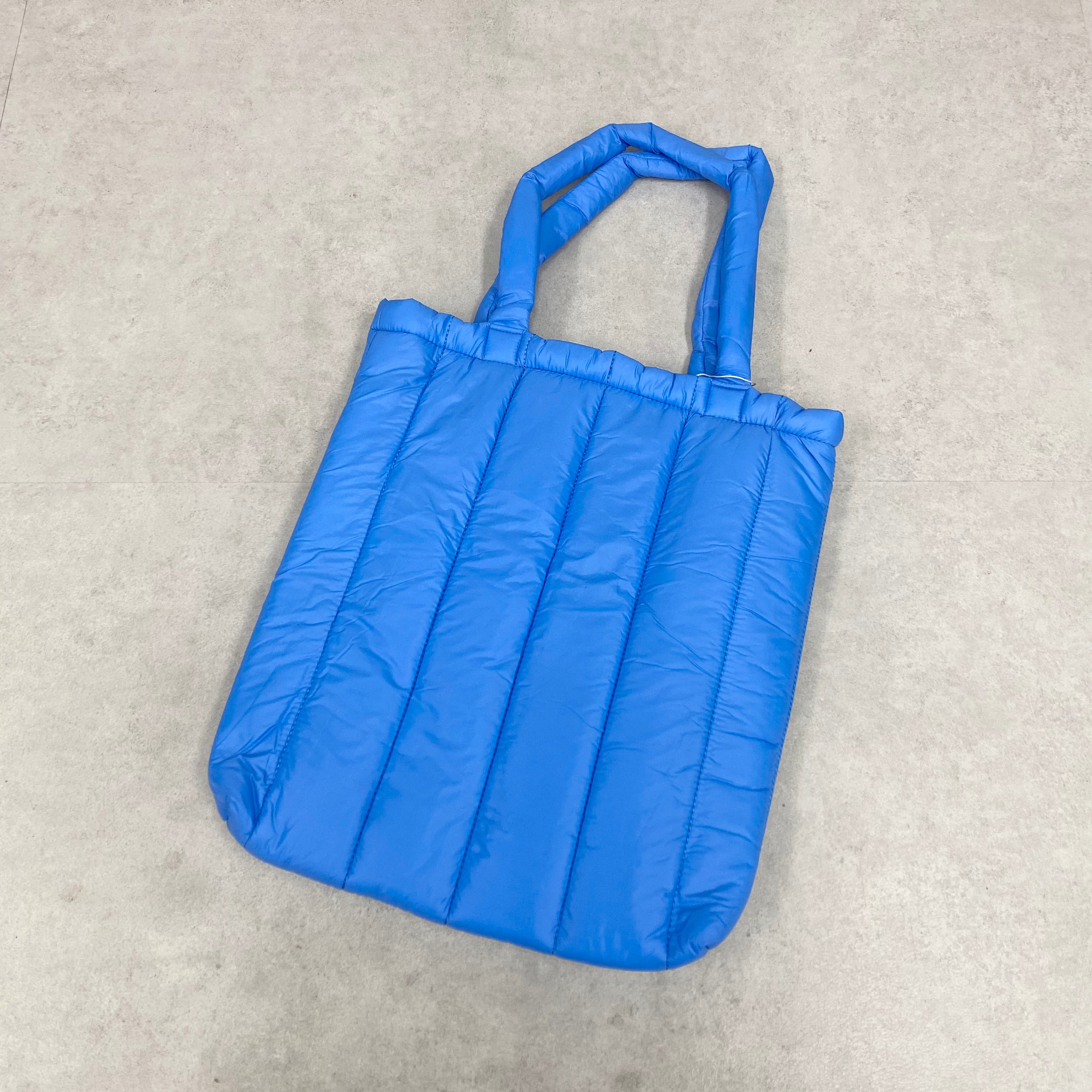 キルティングトートBAG　ブルー　※12/3-9頃より順次発送予定