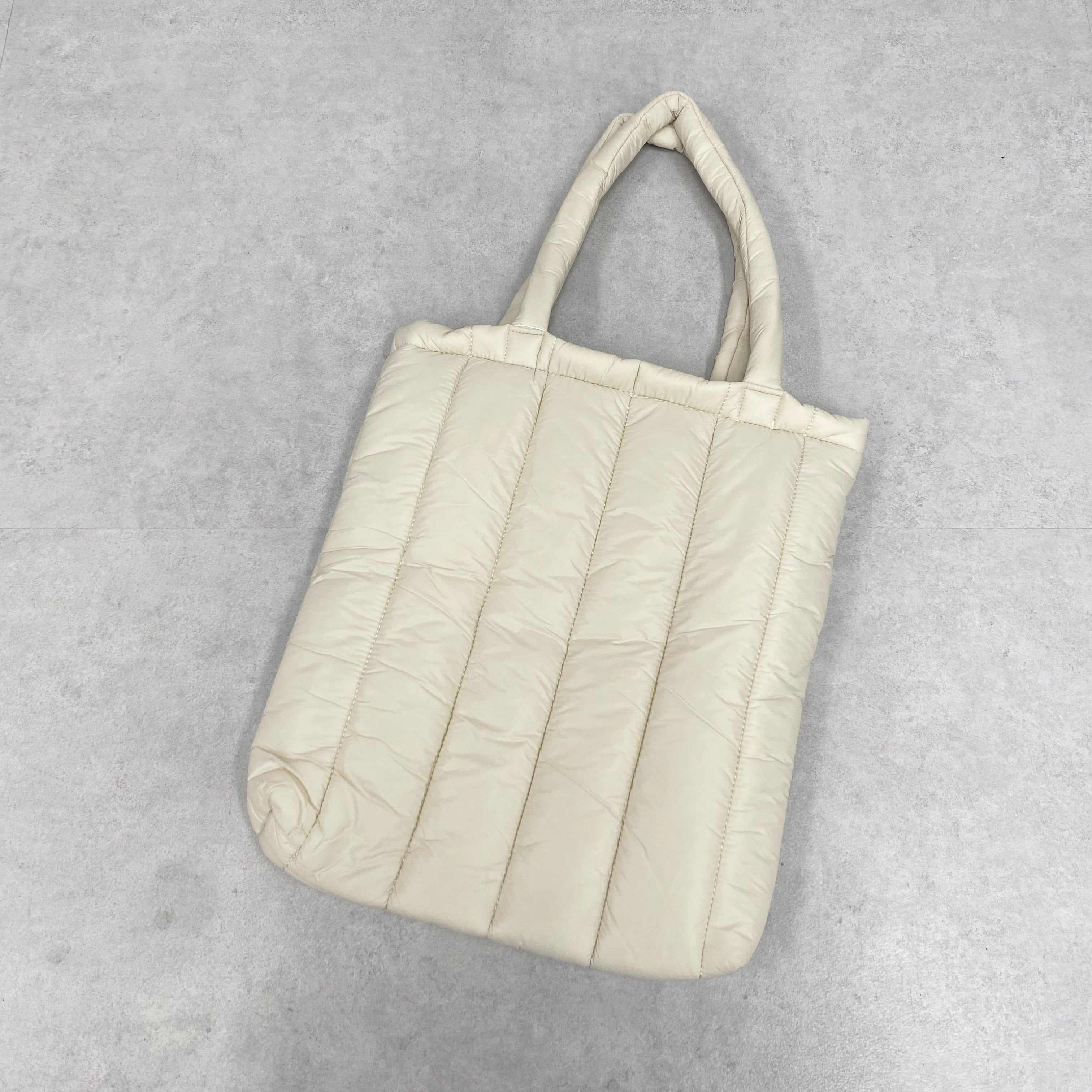 キルティングトートBAG　アイボリー　※12/3-9頃より順次発送予定