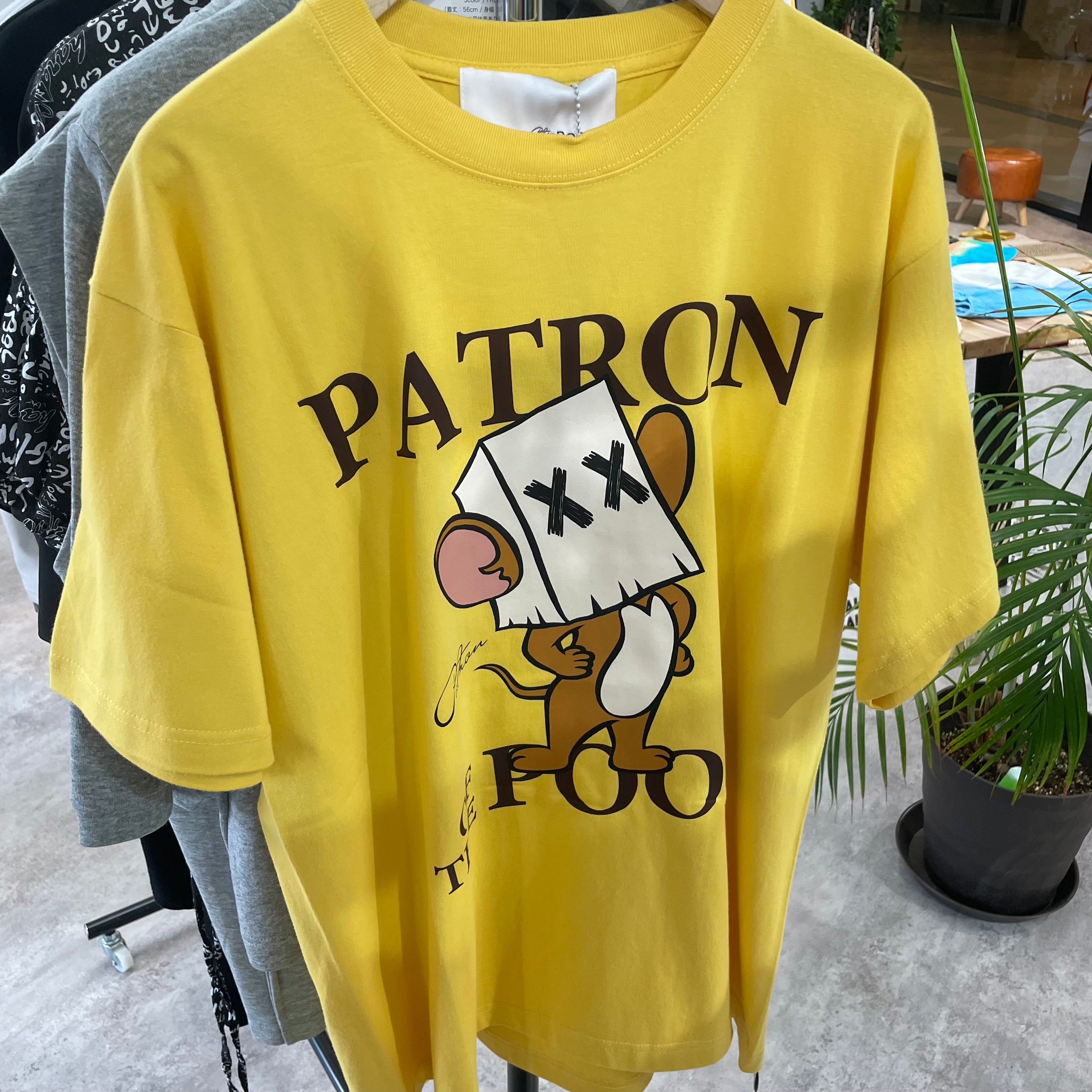 【MICALLE MICALLE】Patron with Mouse T/S　イエロー　Lサイズ　※7/9-15頃〜順次配送予定