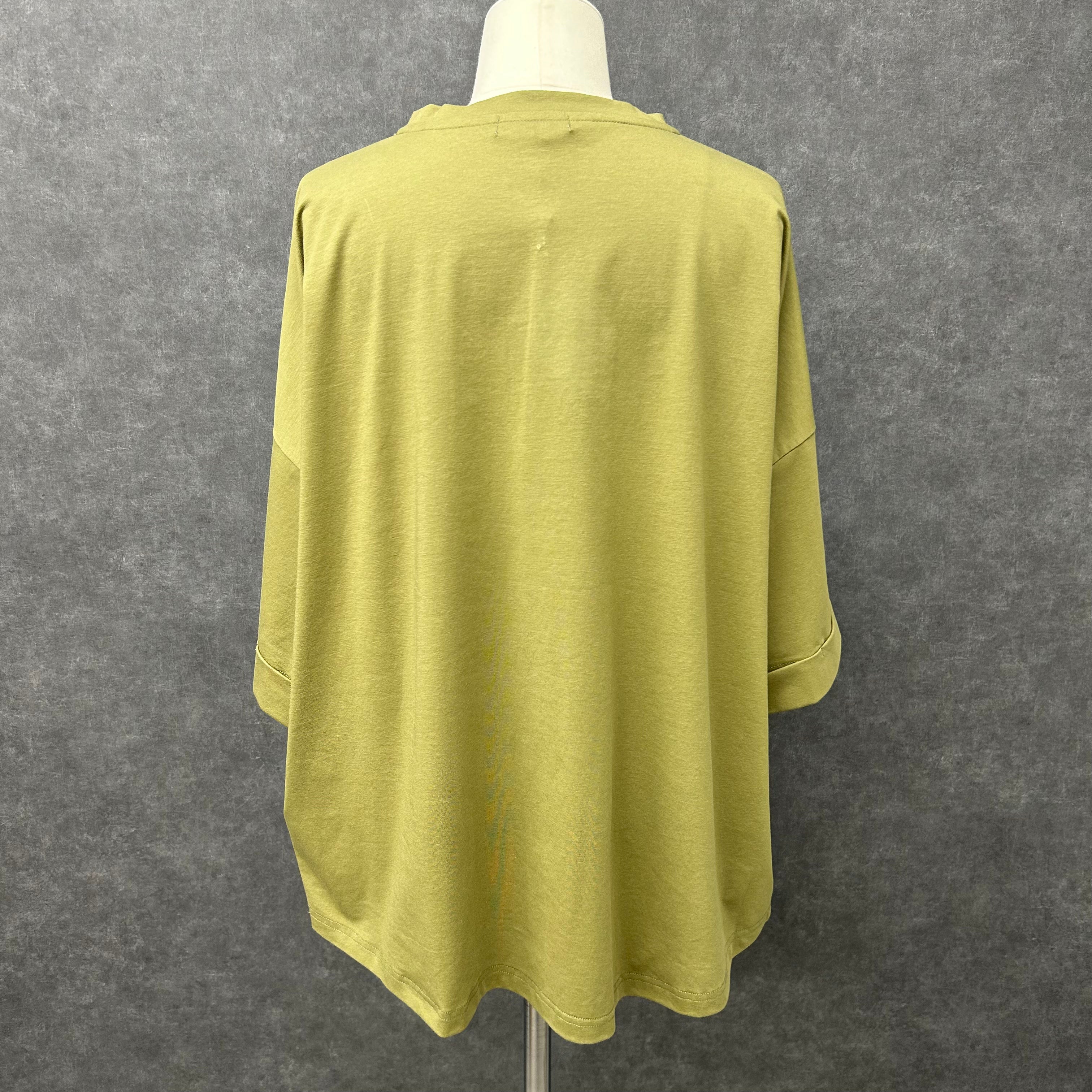 【Ashley &Bros】胸ポッケzip tee -カーキ- ※10/22-28より順次発送予定