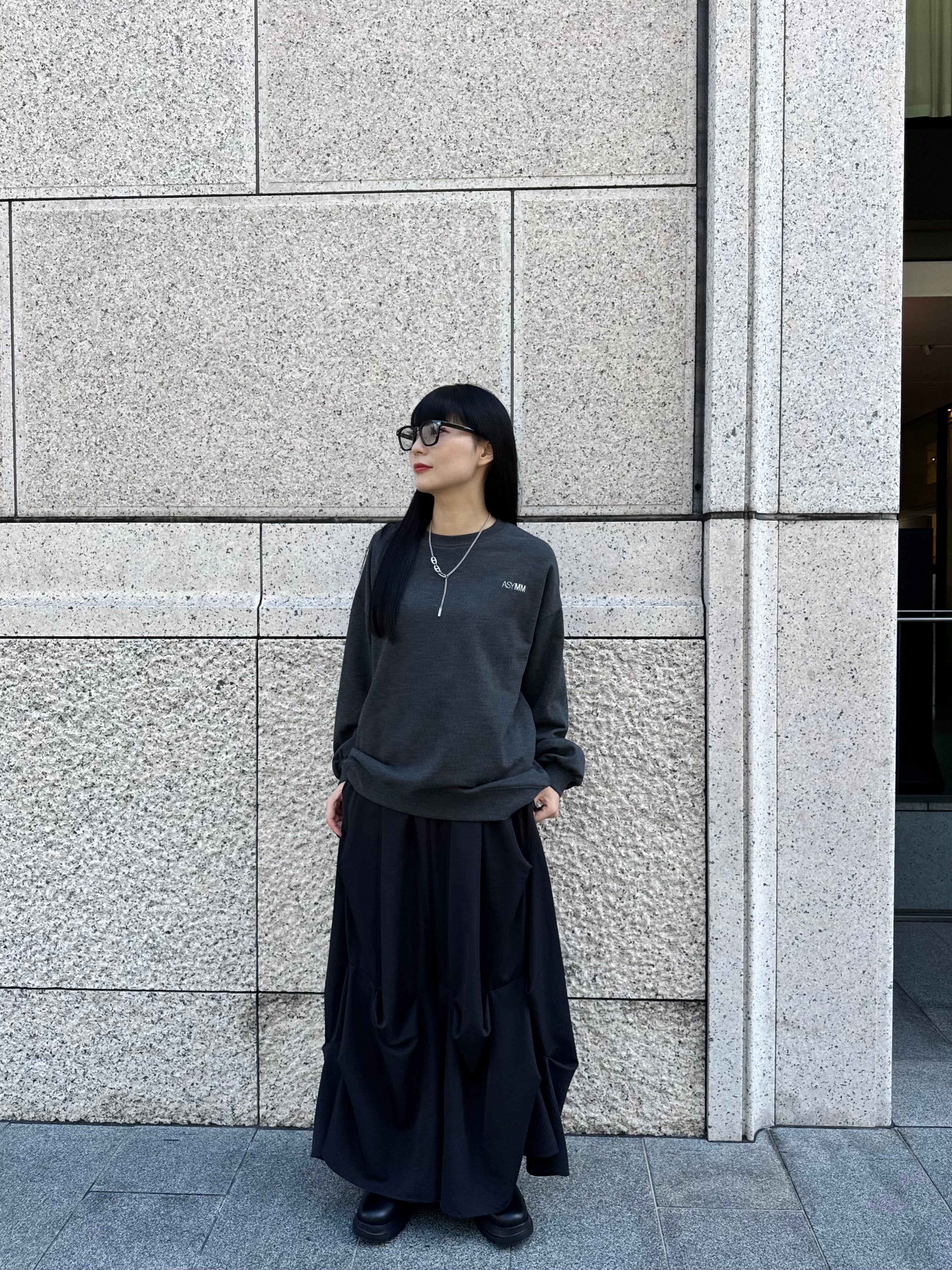 【ASYMM】ICON SWEAT -gray-　※1週間前後で配送予定