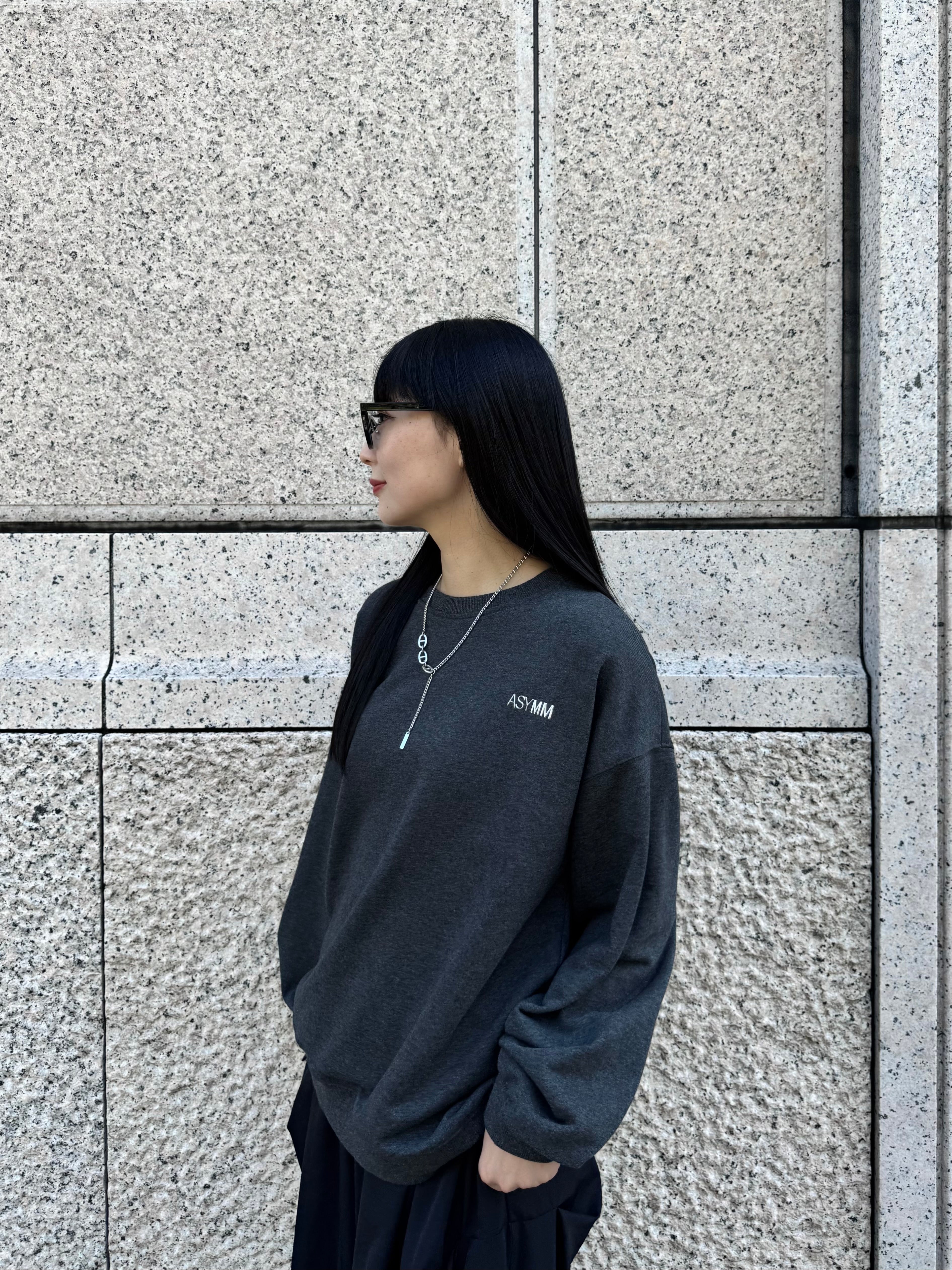 【ASYMM】ICON SWEAT -gray-　※1週間前後で配送予定
