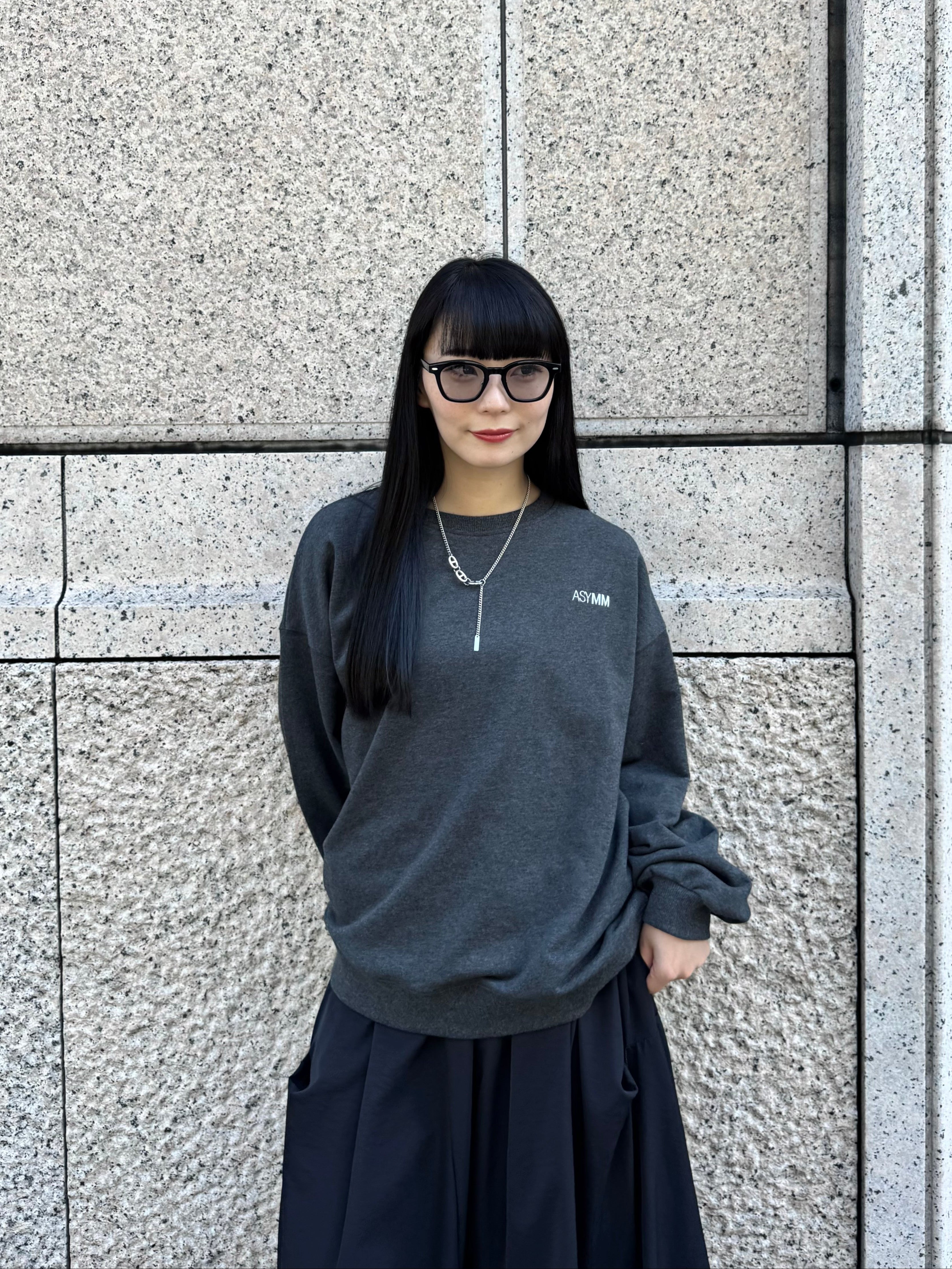 【ASYMM】ICON SWEAT -gray-　※1週間前後で配送予定