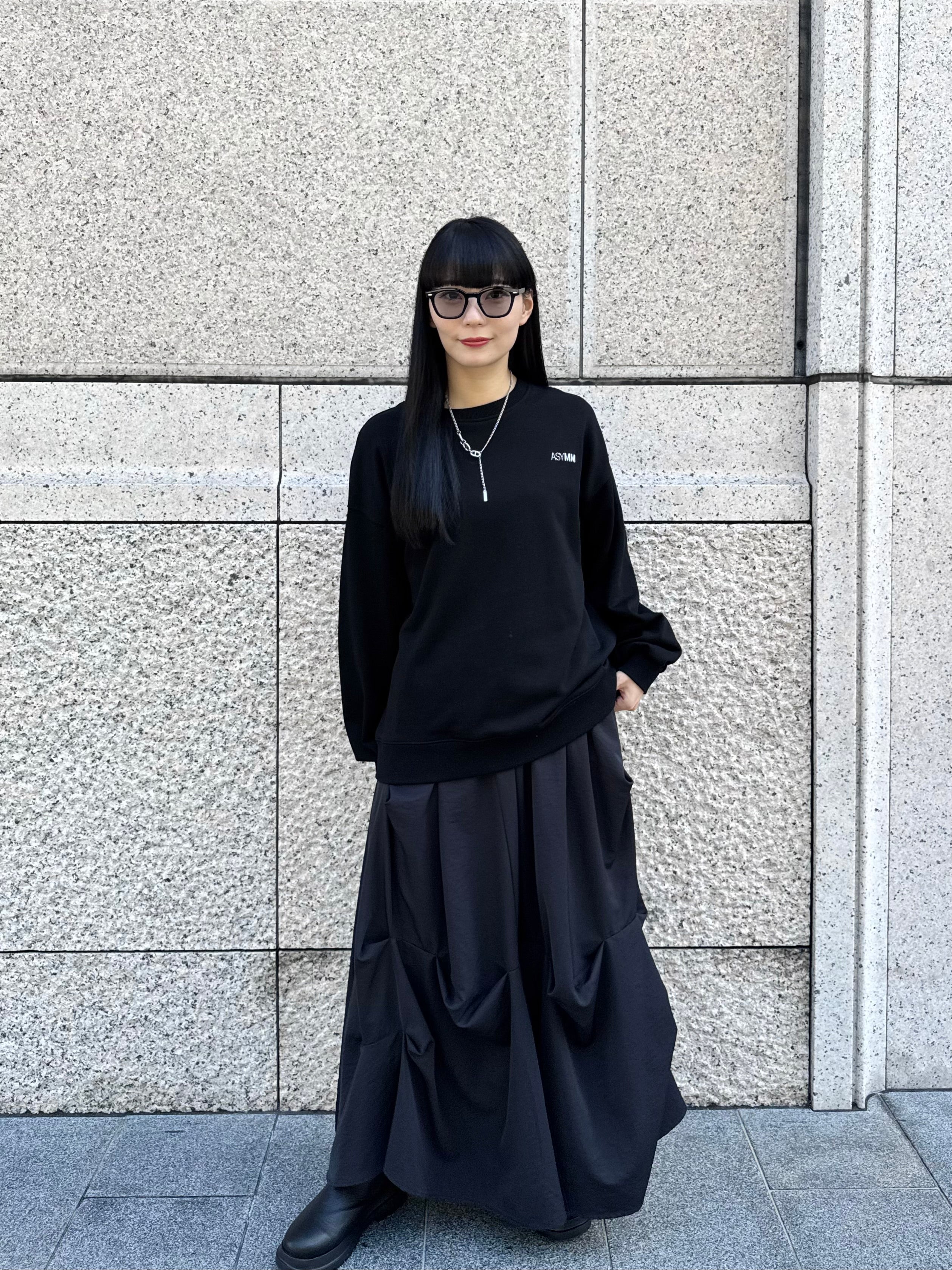【ASYMM】ICON SWEAT -black-　※1週間前後で配送予定