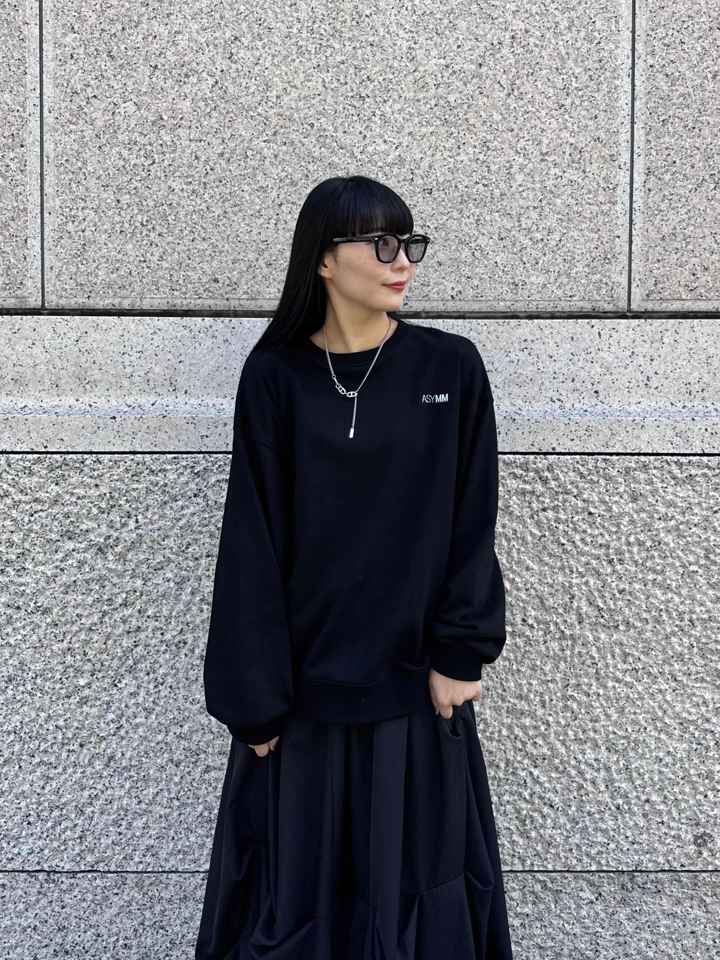 【ASYMM】ICON SWEAT -black-　※1週間前後で配送予定