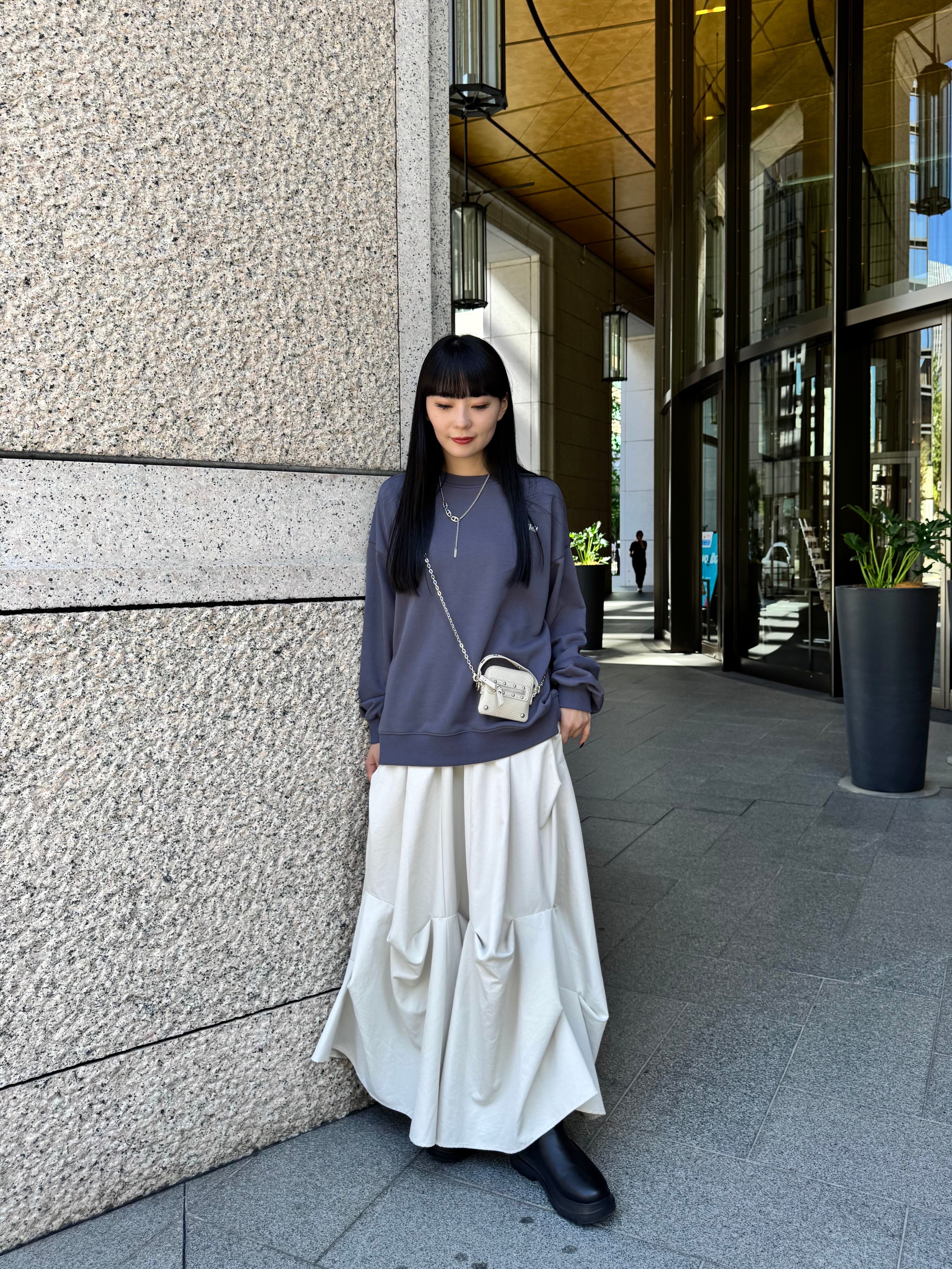 【ASYMM】ICON SWEAT -blue gray-　※1週間前後で配送予定