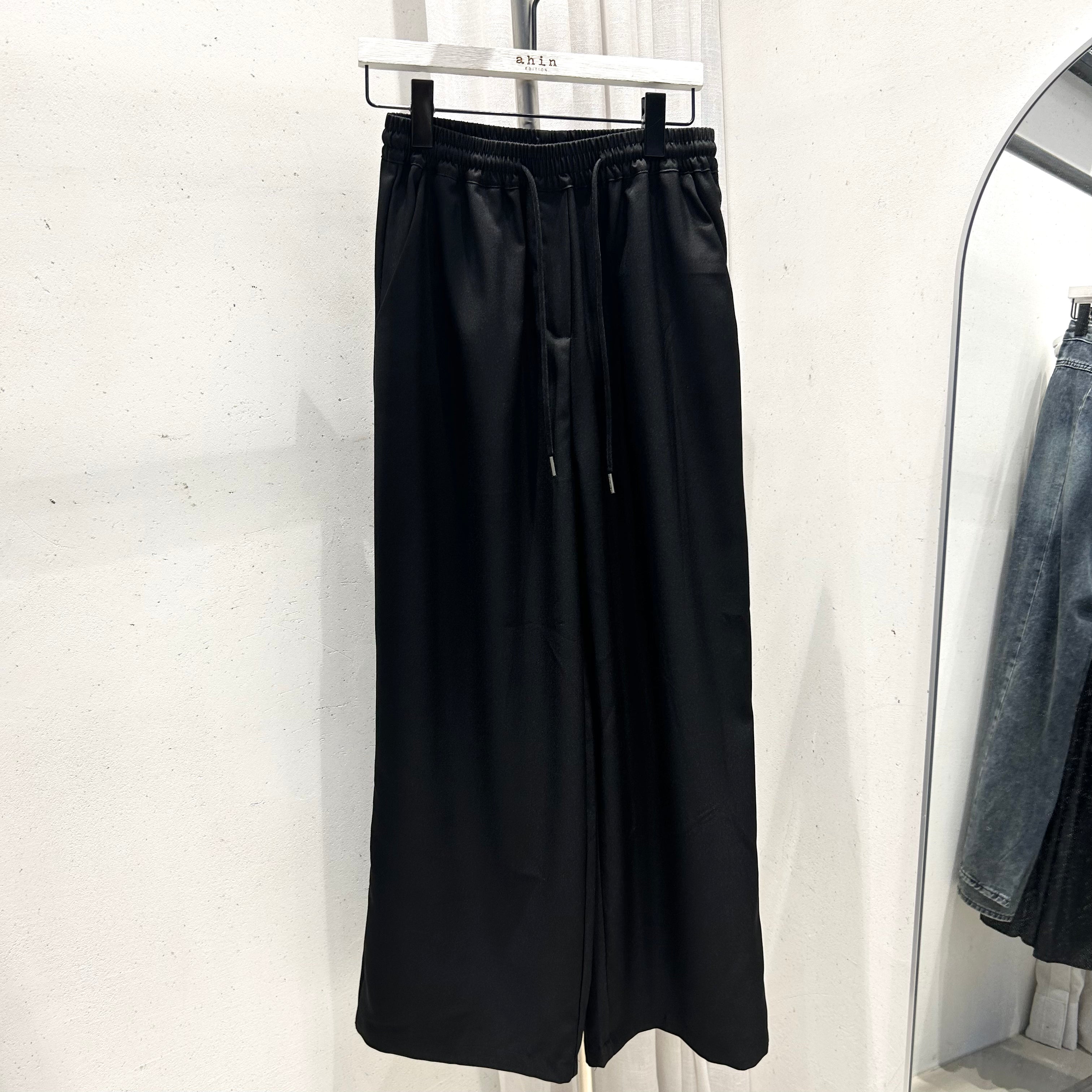 【LA MINE DOR】ストラップパンツ  -ブラック-   ※7/8-15頃より順次配送