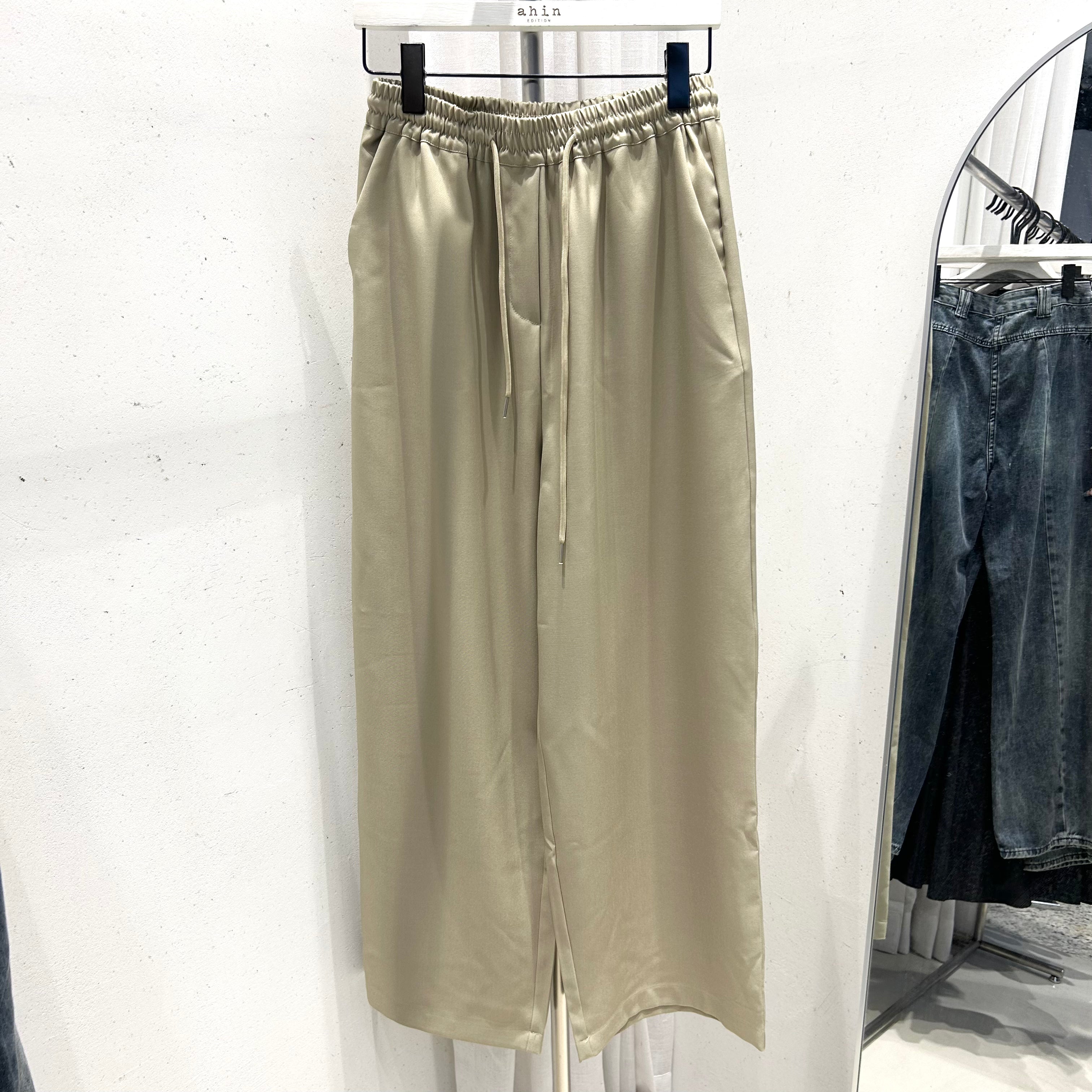 【LA MINE DOR】ストラップパンツ  -ベージュ-   ※7/8-15頃より順次配送