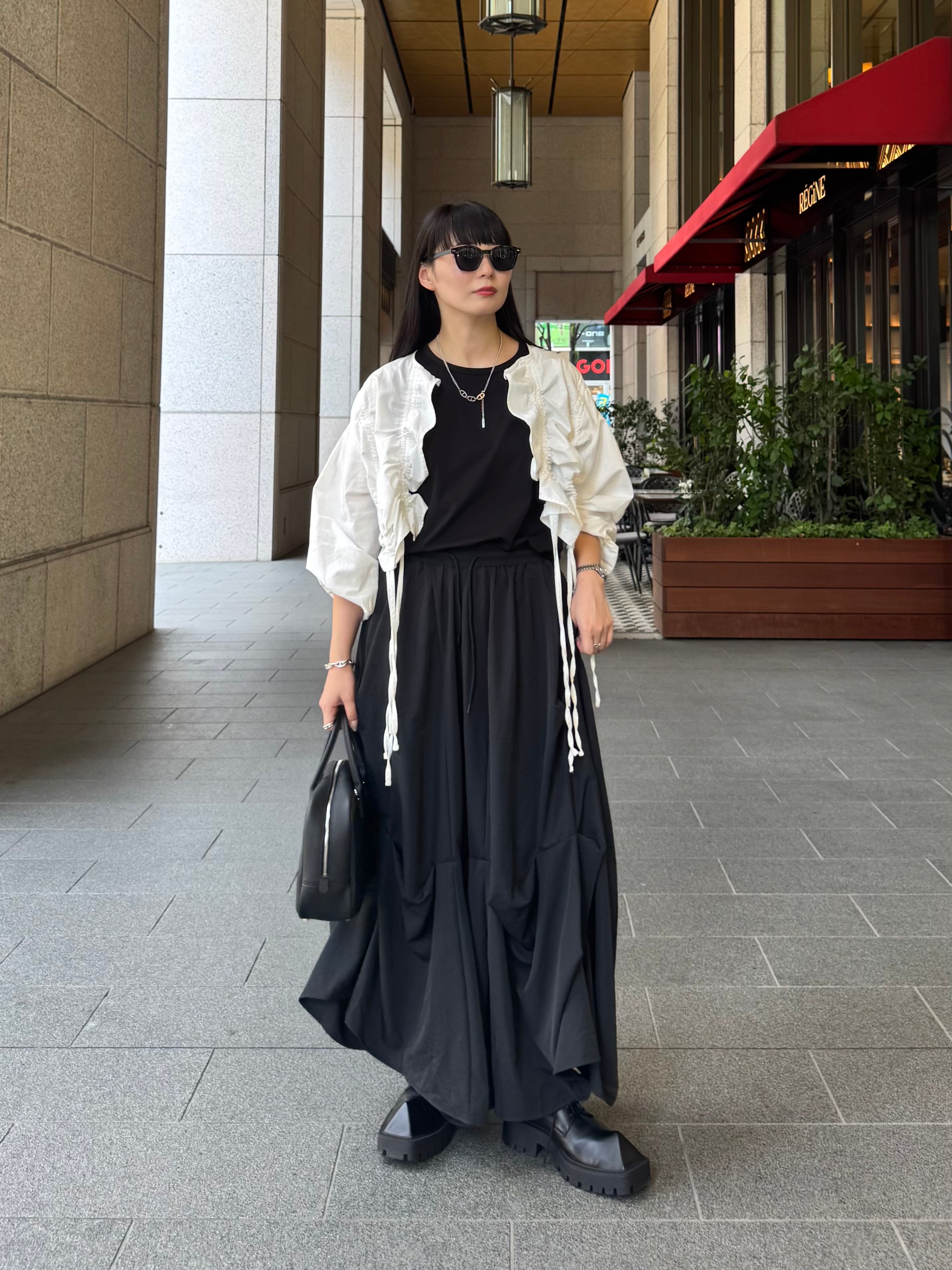 ASYMM】PINTRIX PANTS -black- ※1週間前後で配送予定