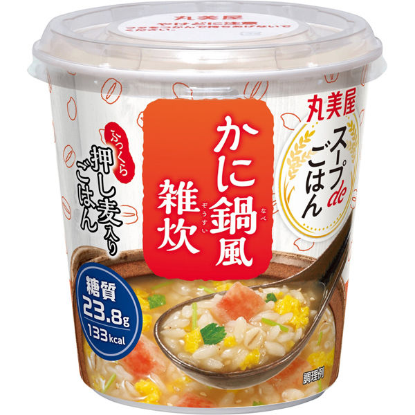 【丸美屋】スープdeごはん ＜かに鍋風雑炊＞　※6/25-7/1迄に順次発送予定