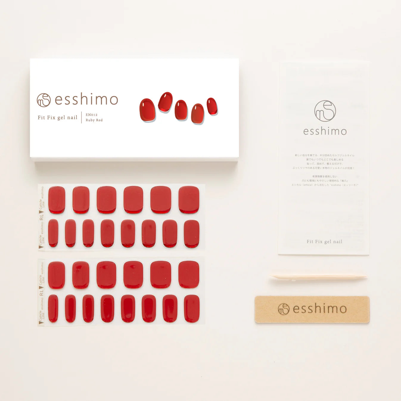 【esshimo】EN012 Ruby Red(ルビーレット)　※11/12〜18より順次配送