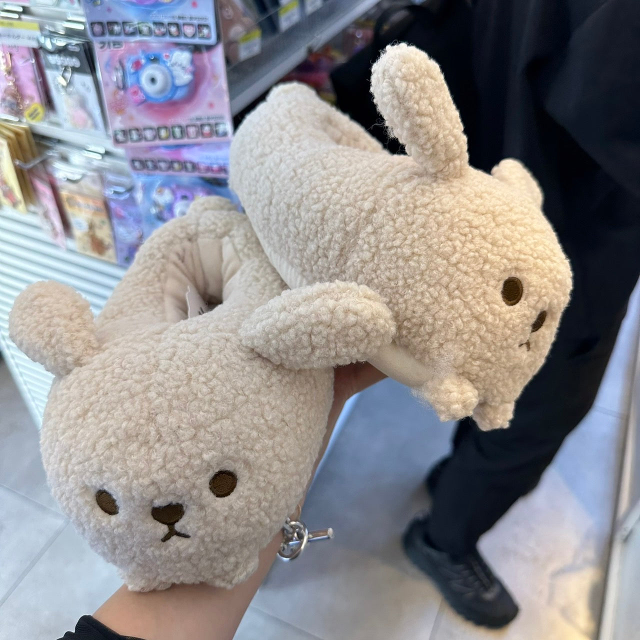 【フレンズストア】ARTBOX もこもこスリッパ　-うさぎ④-　※10/29-11/4頃より順次発送予定
